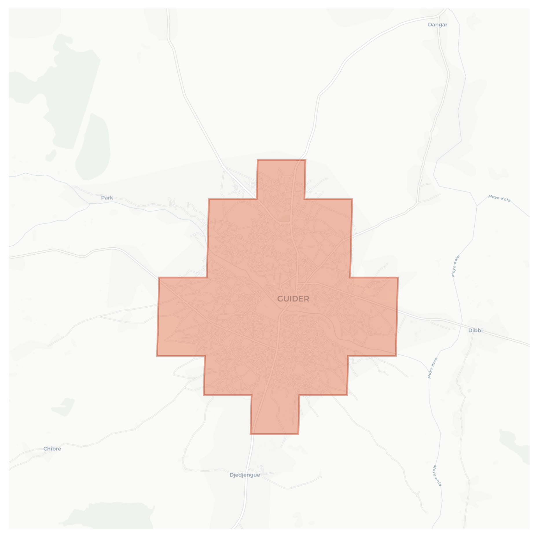 Guider geographic map