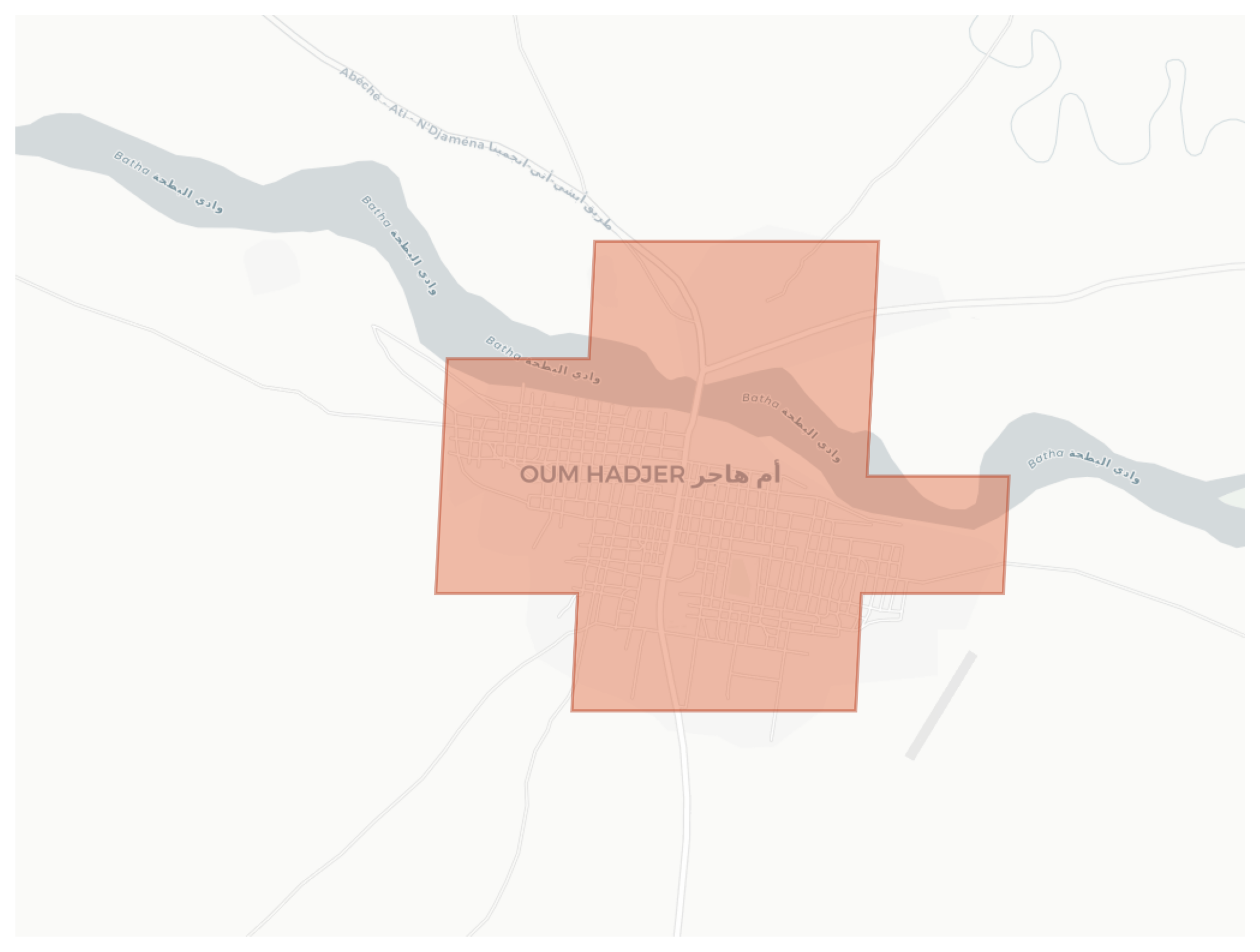 Umm Hajar geographic map