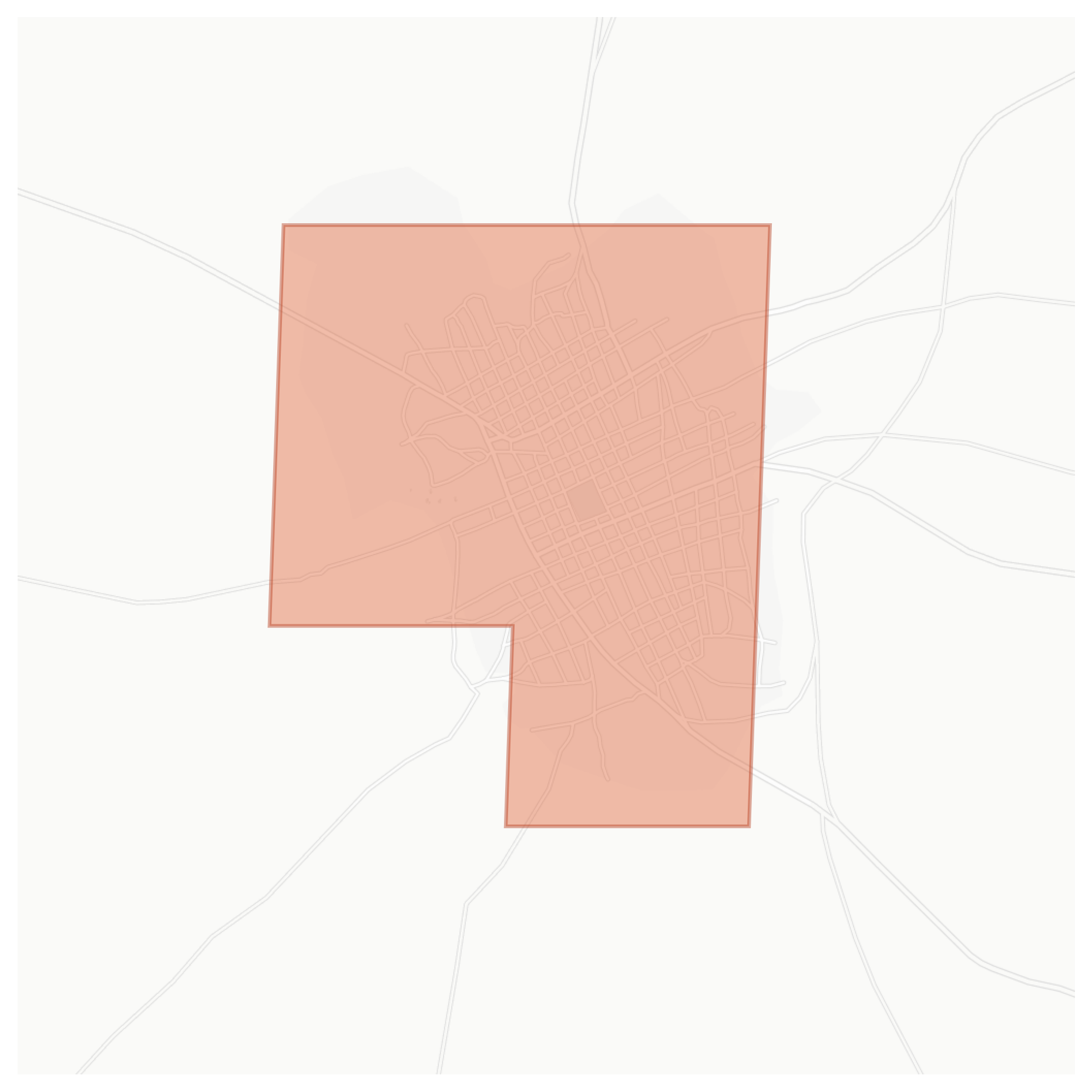 Dourbali geographic map