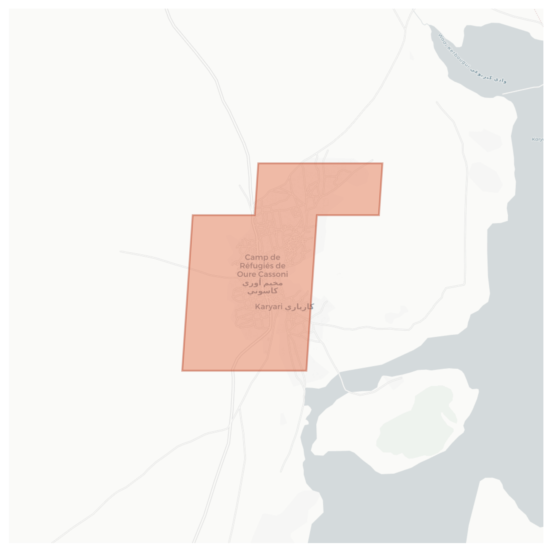 Karyari geographic map