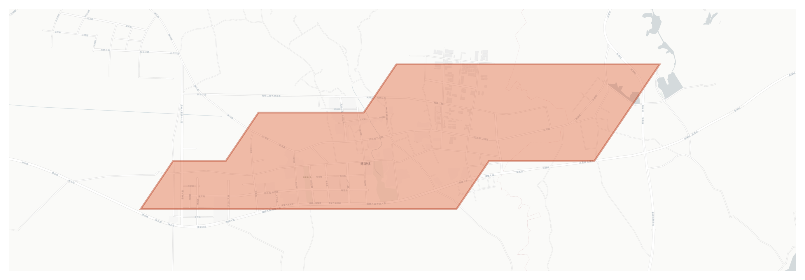 Bowang geographic map