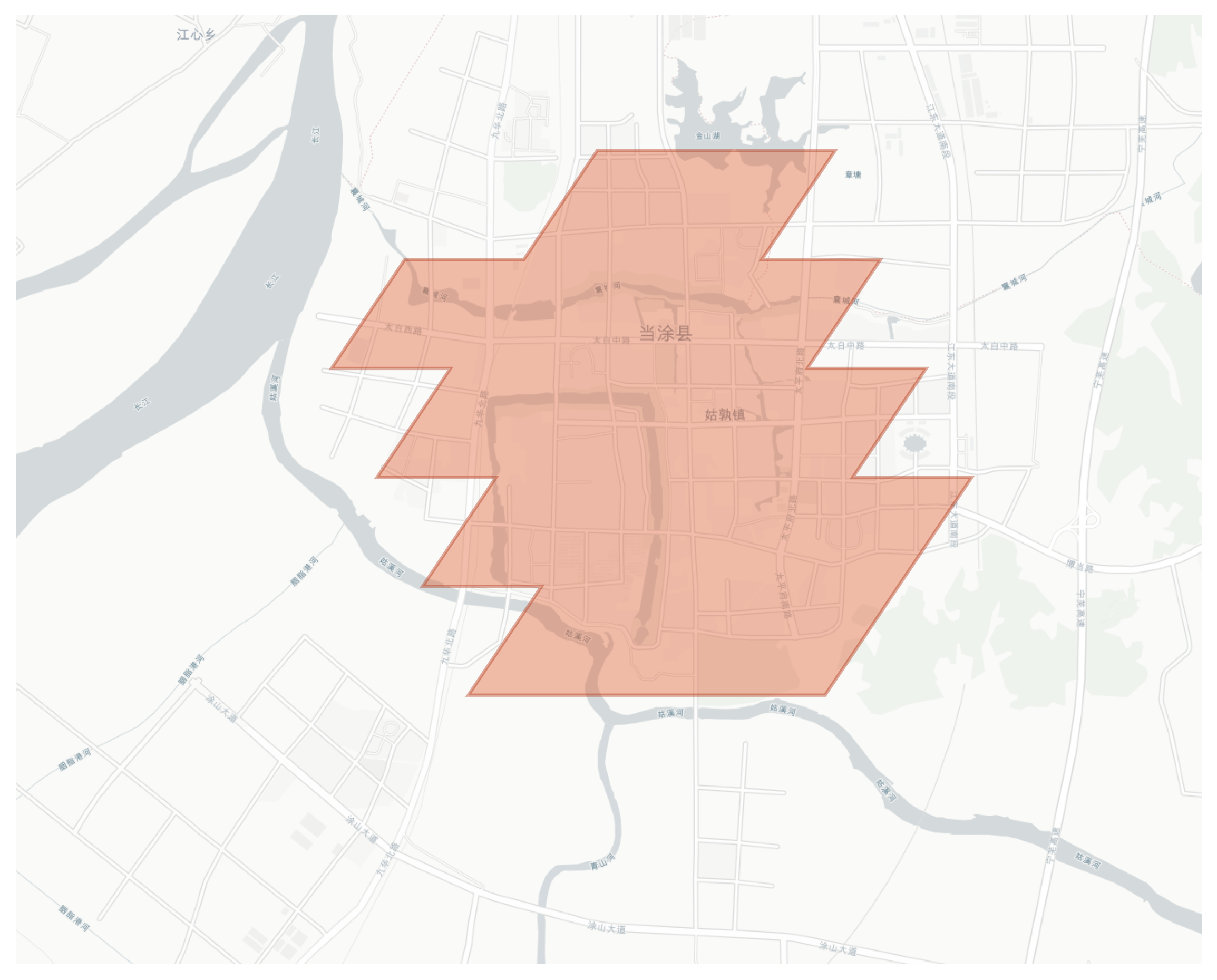 Dangtu geographic map