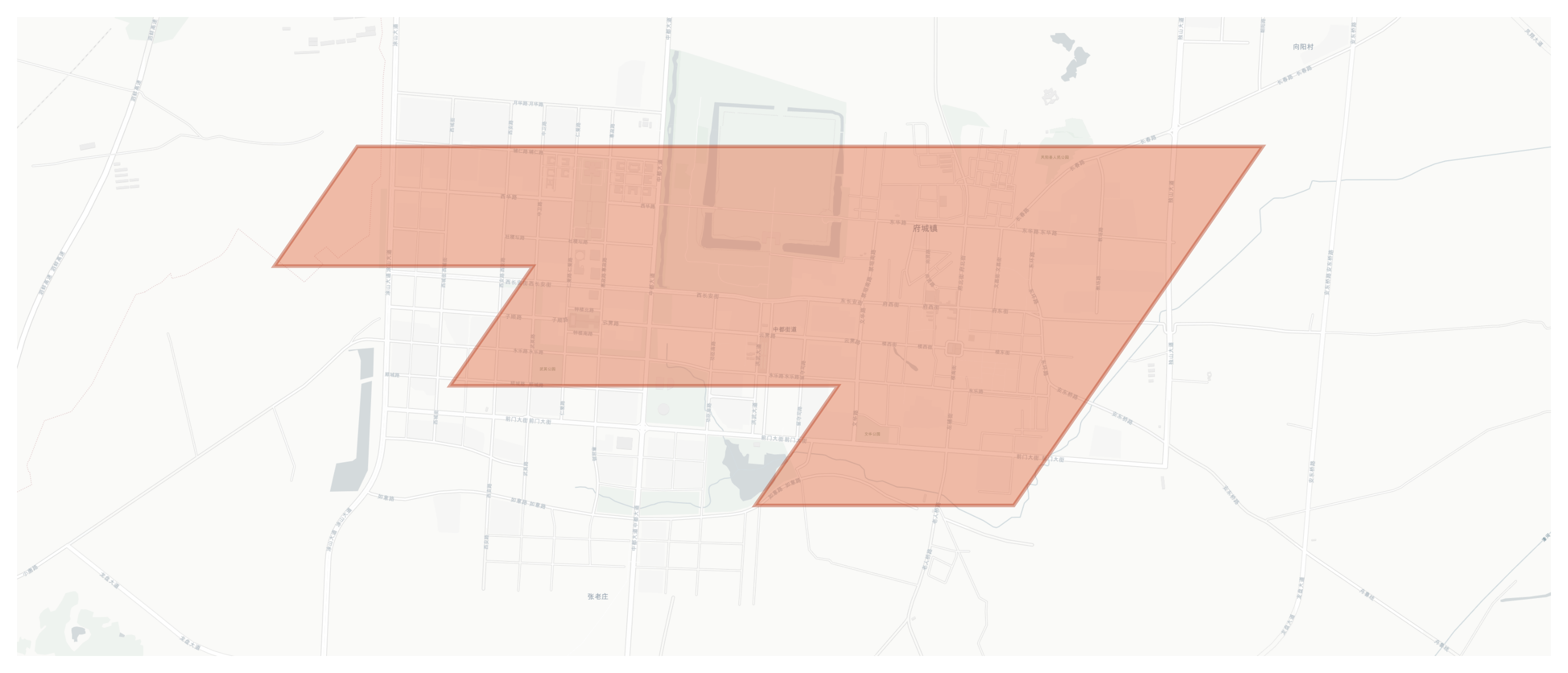 Fengyang geographic map
