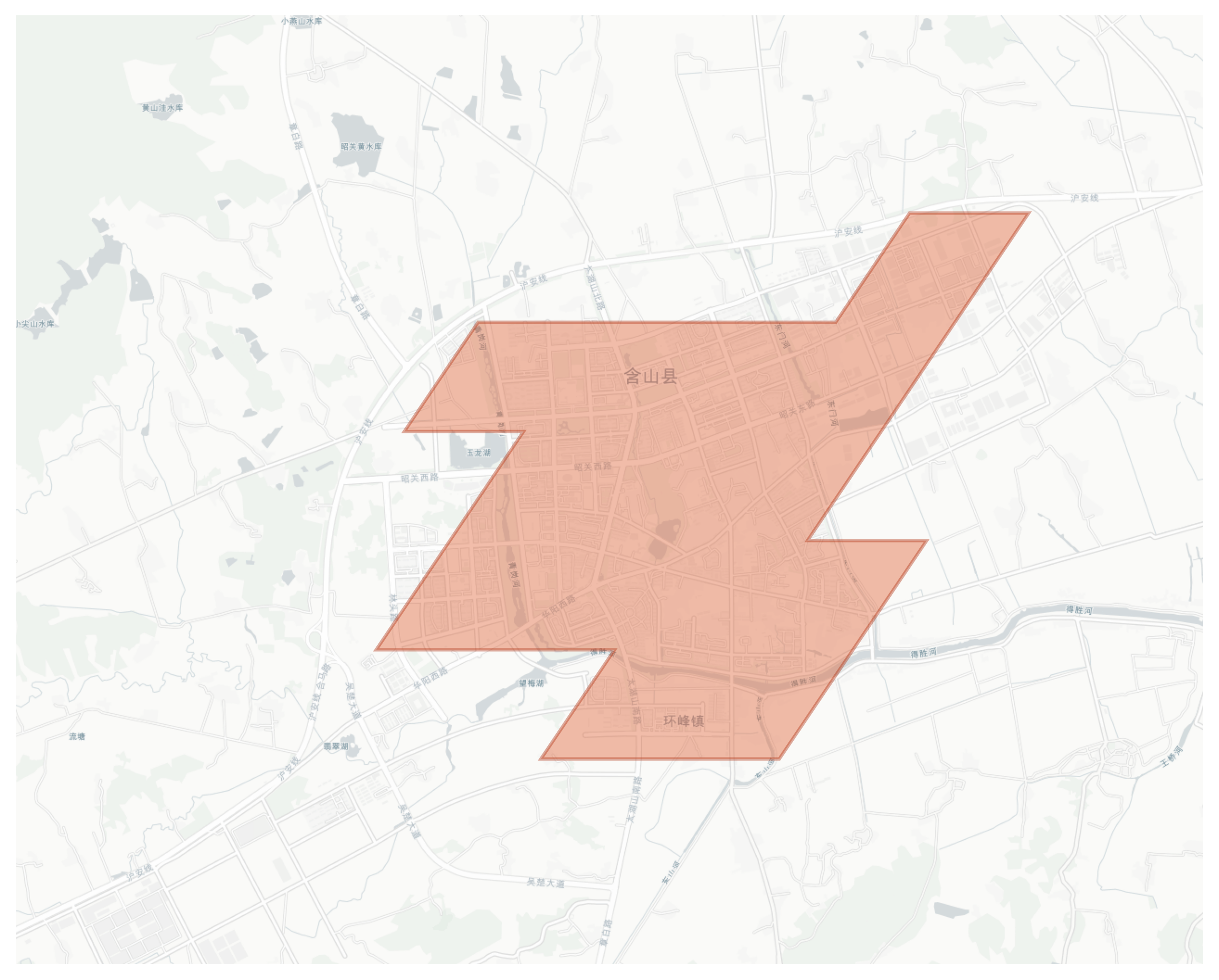 Hanshan geographic map
