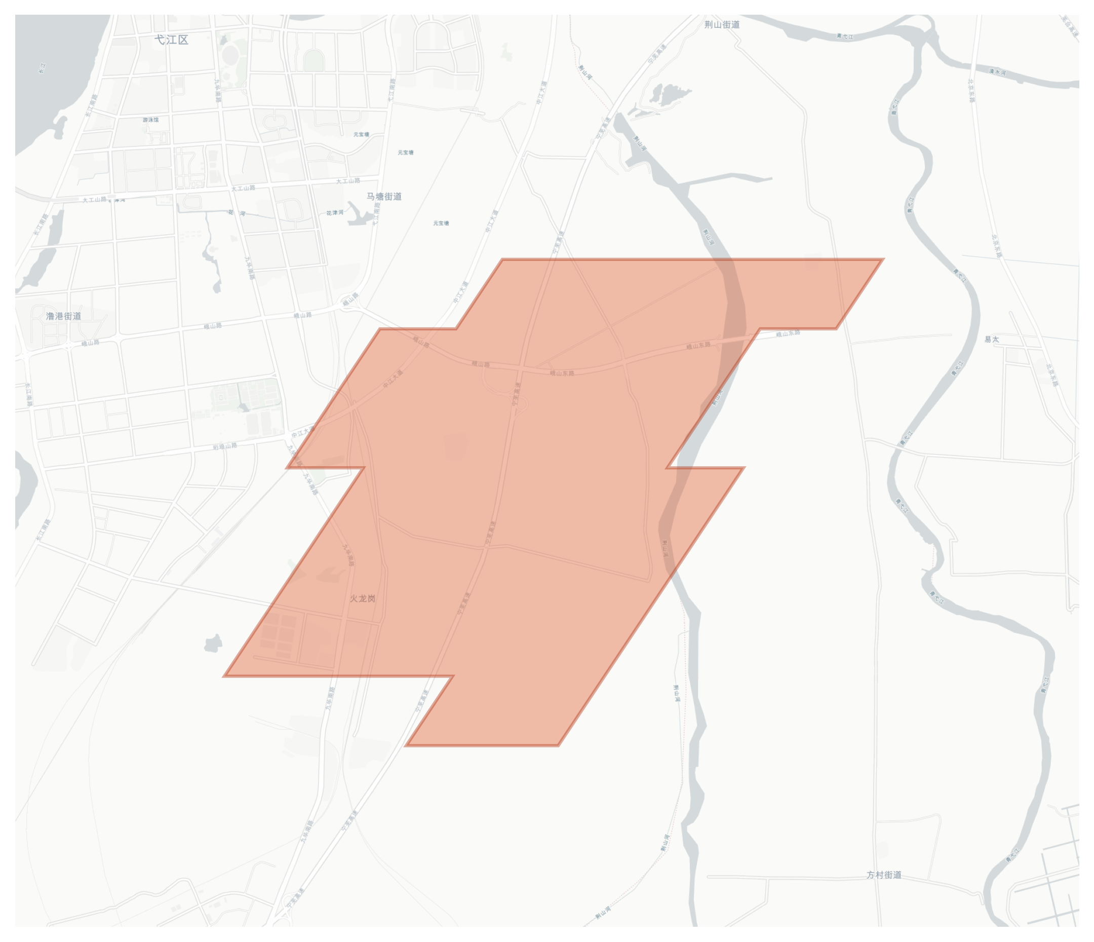 Huolong geographic map
