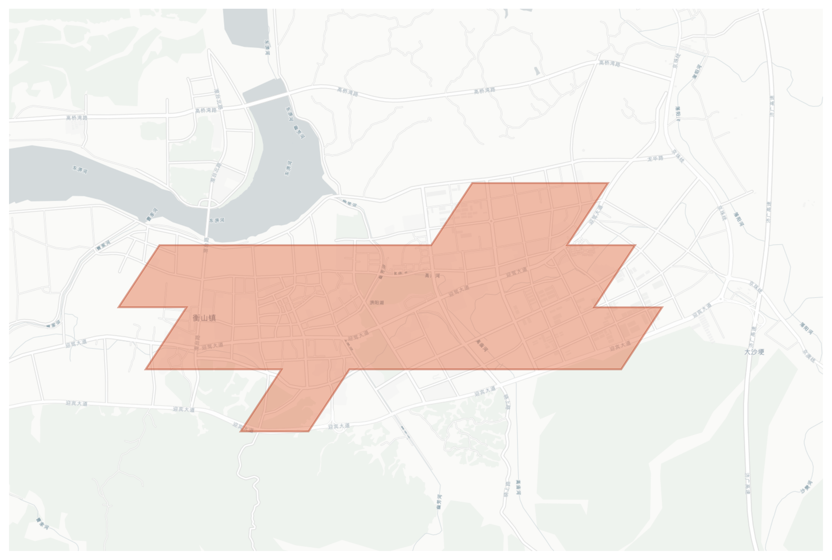 Huoshan geographic map