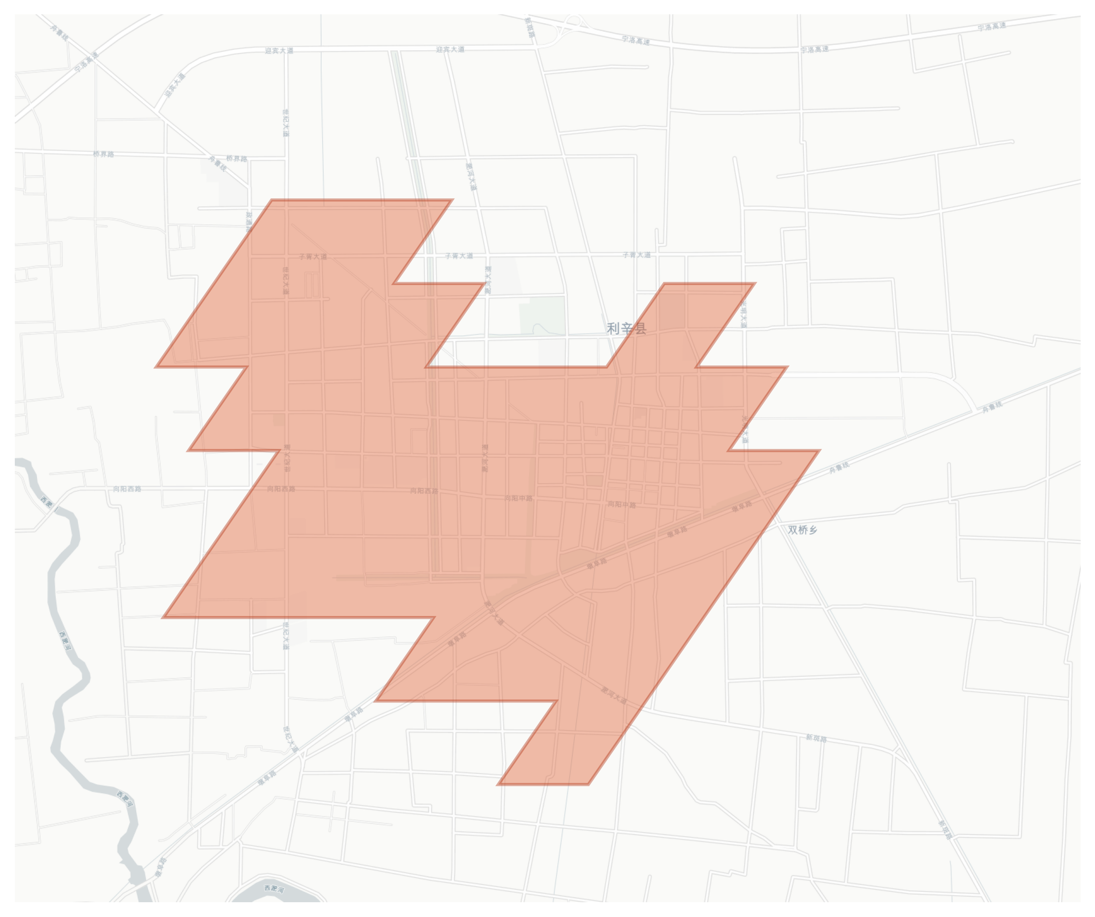 Lixin geographic map