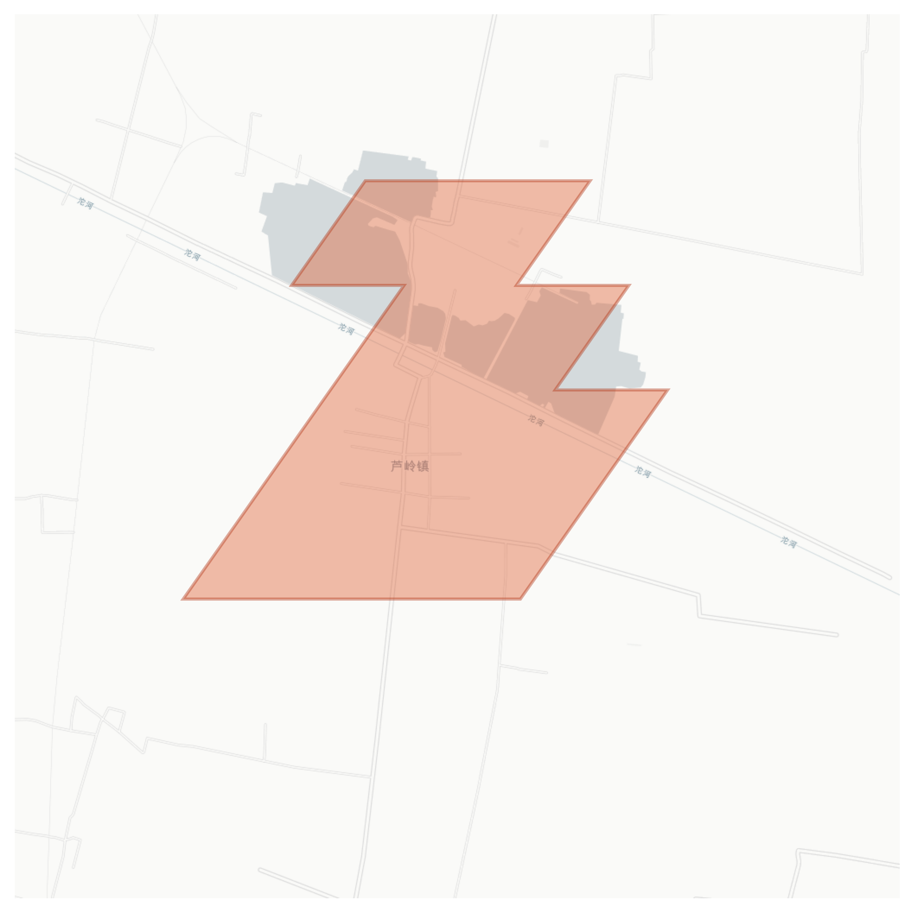 Luling geographic map