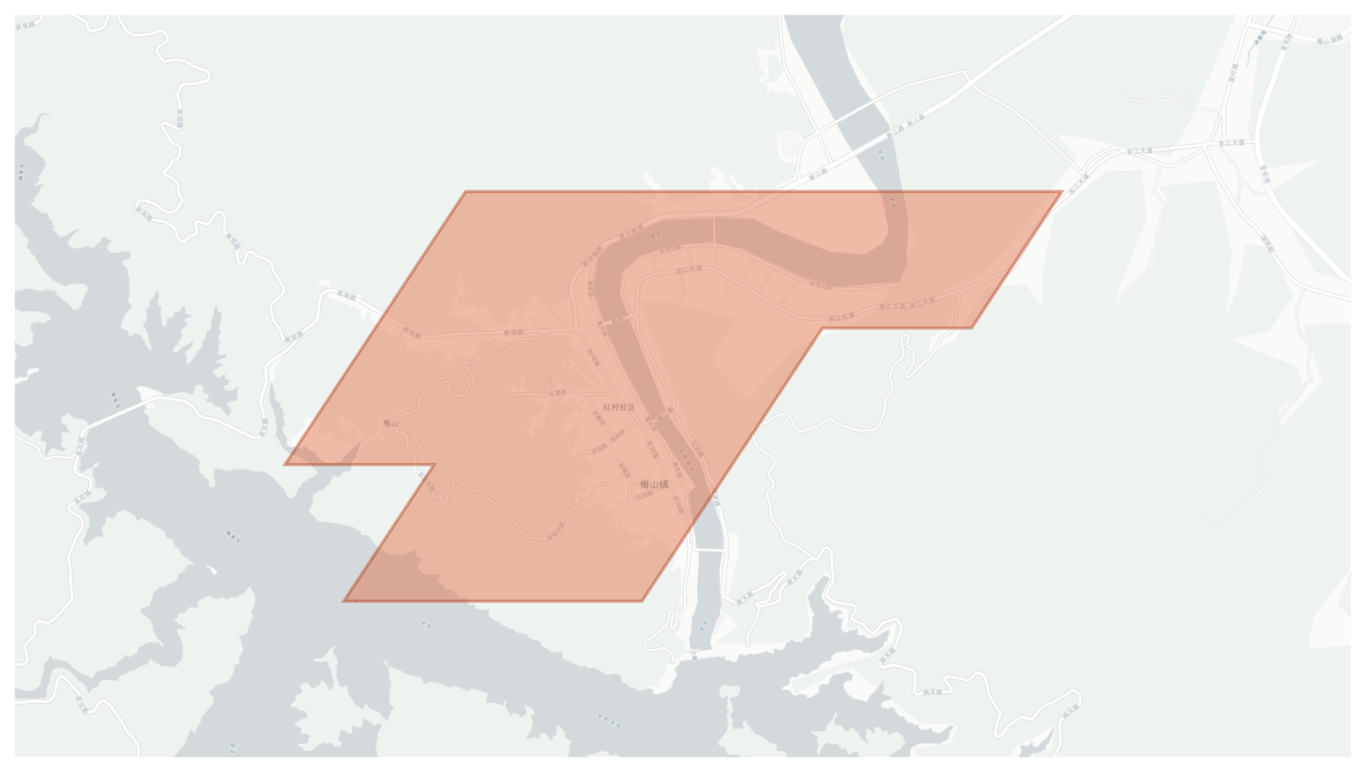 Meishan geographic map
