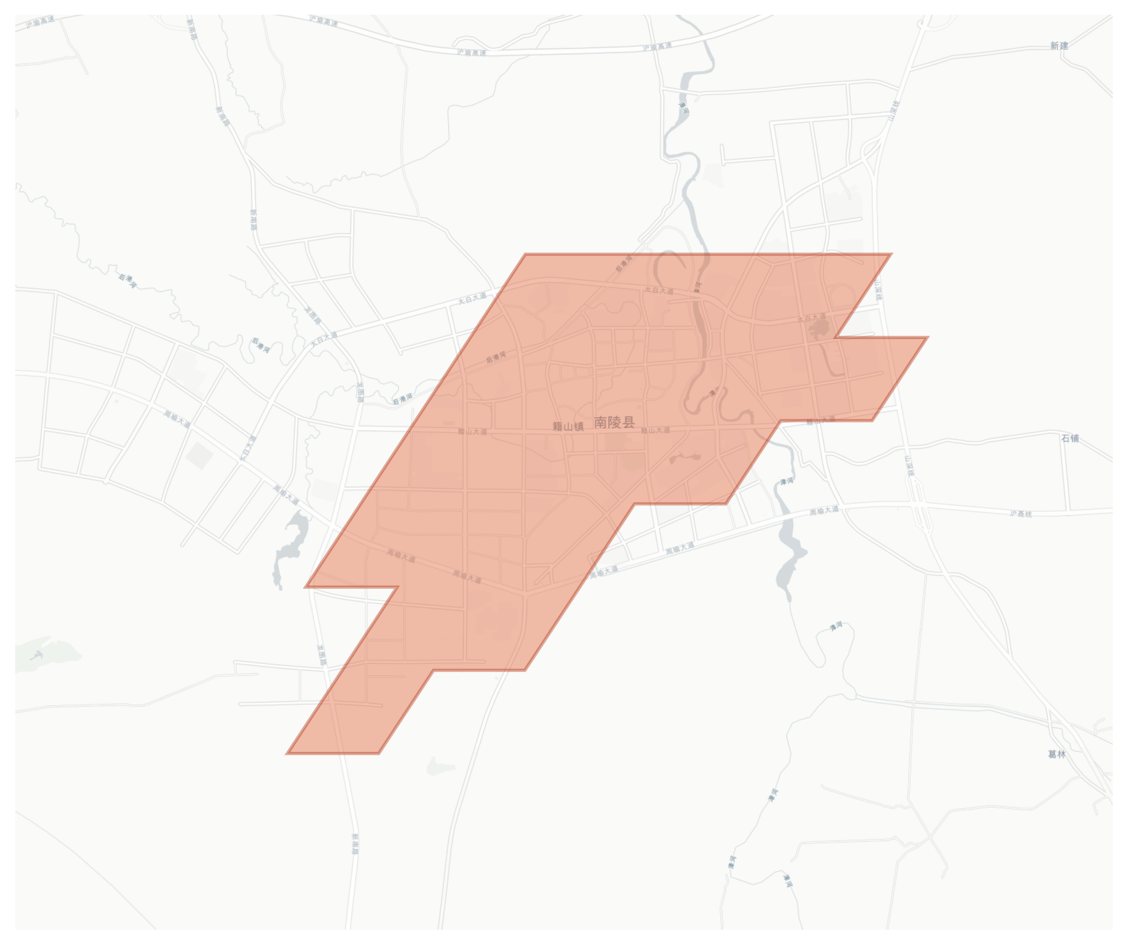 Nanling geographic map