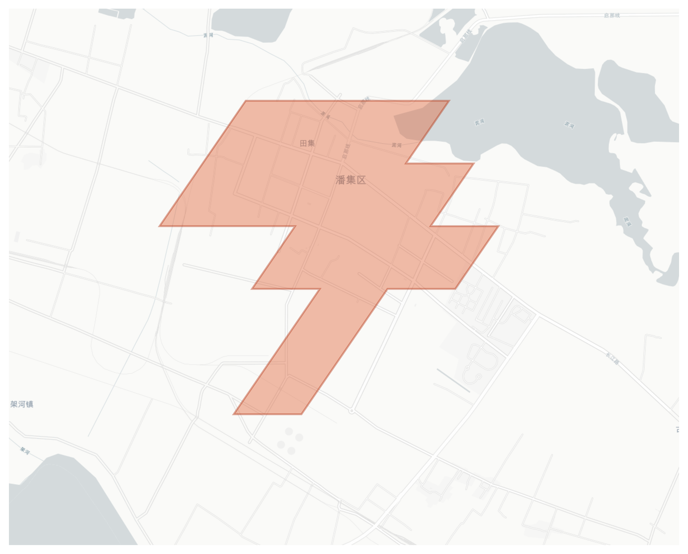 Panji geographic map