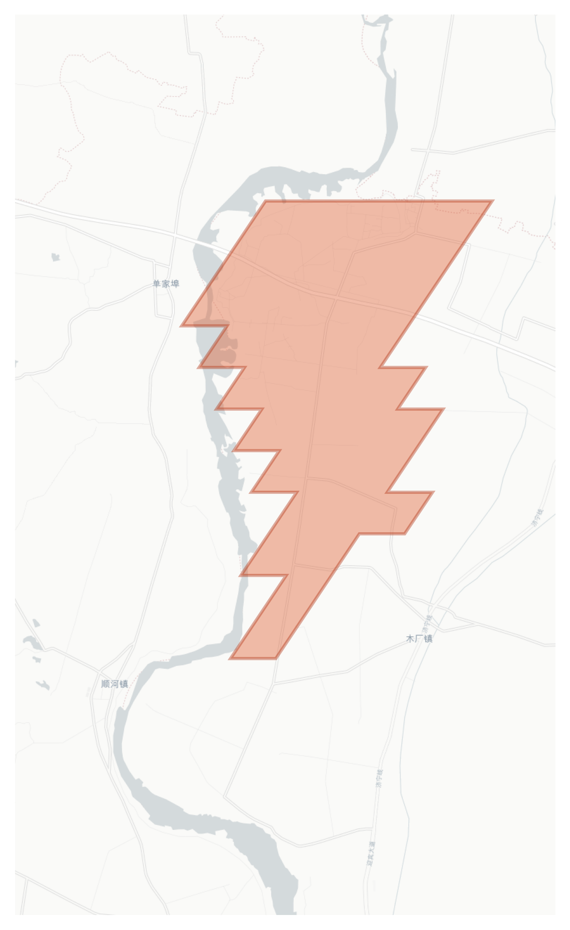 Pidong geographic map