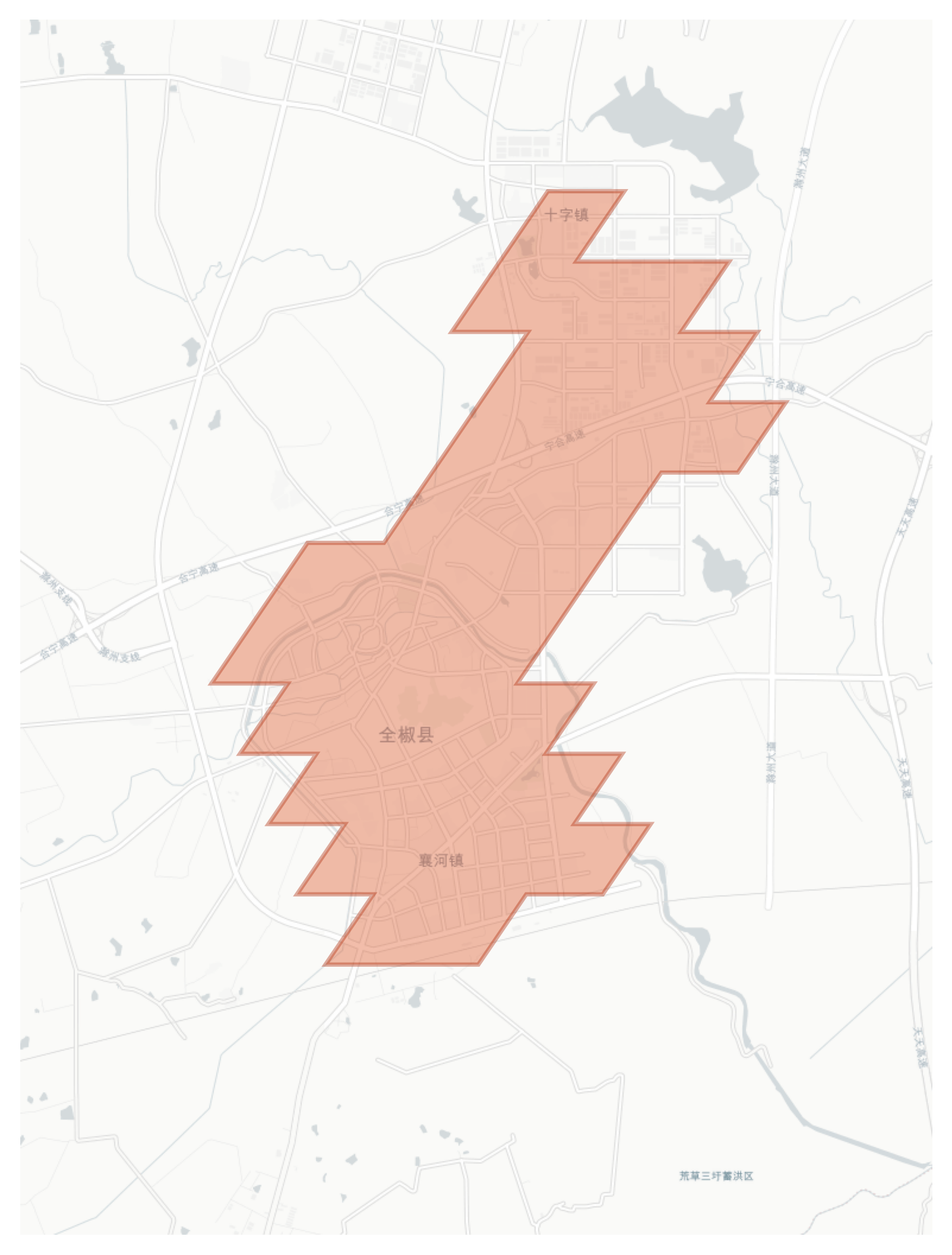 Quanjiao geographic map
