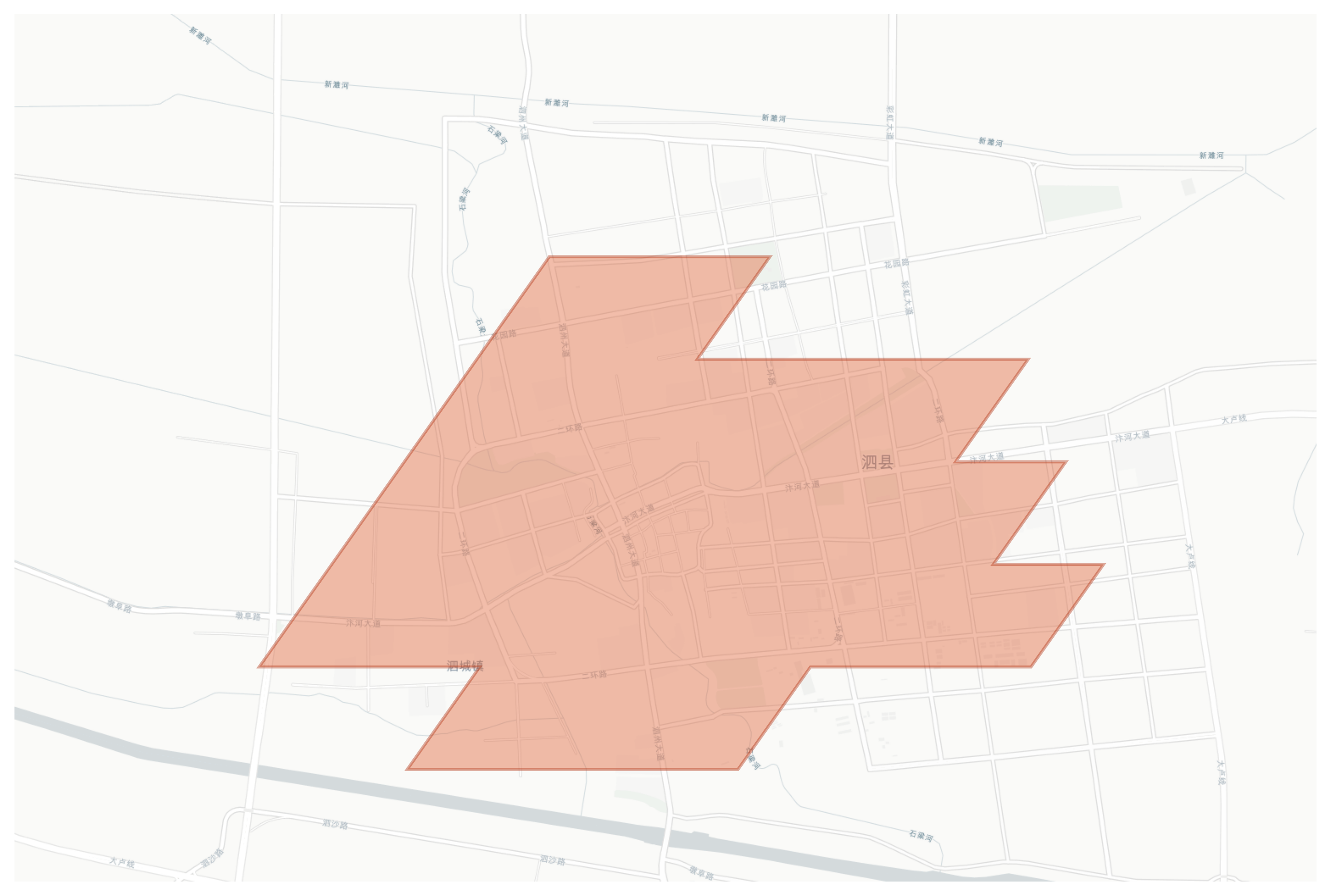 Sixian geographic map