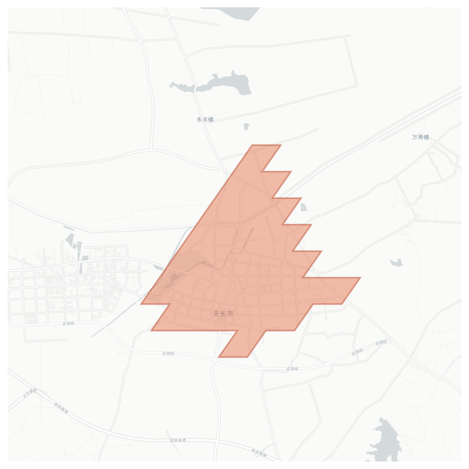 Tianchang geographic map