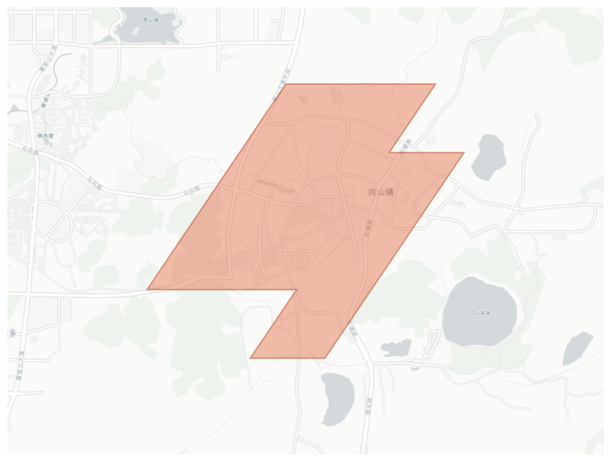 Xiangshan geographic map