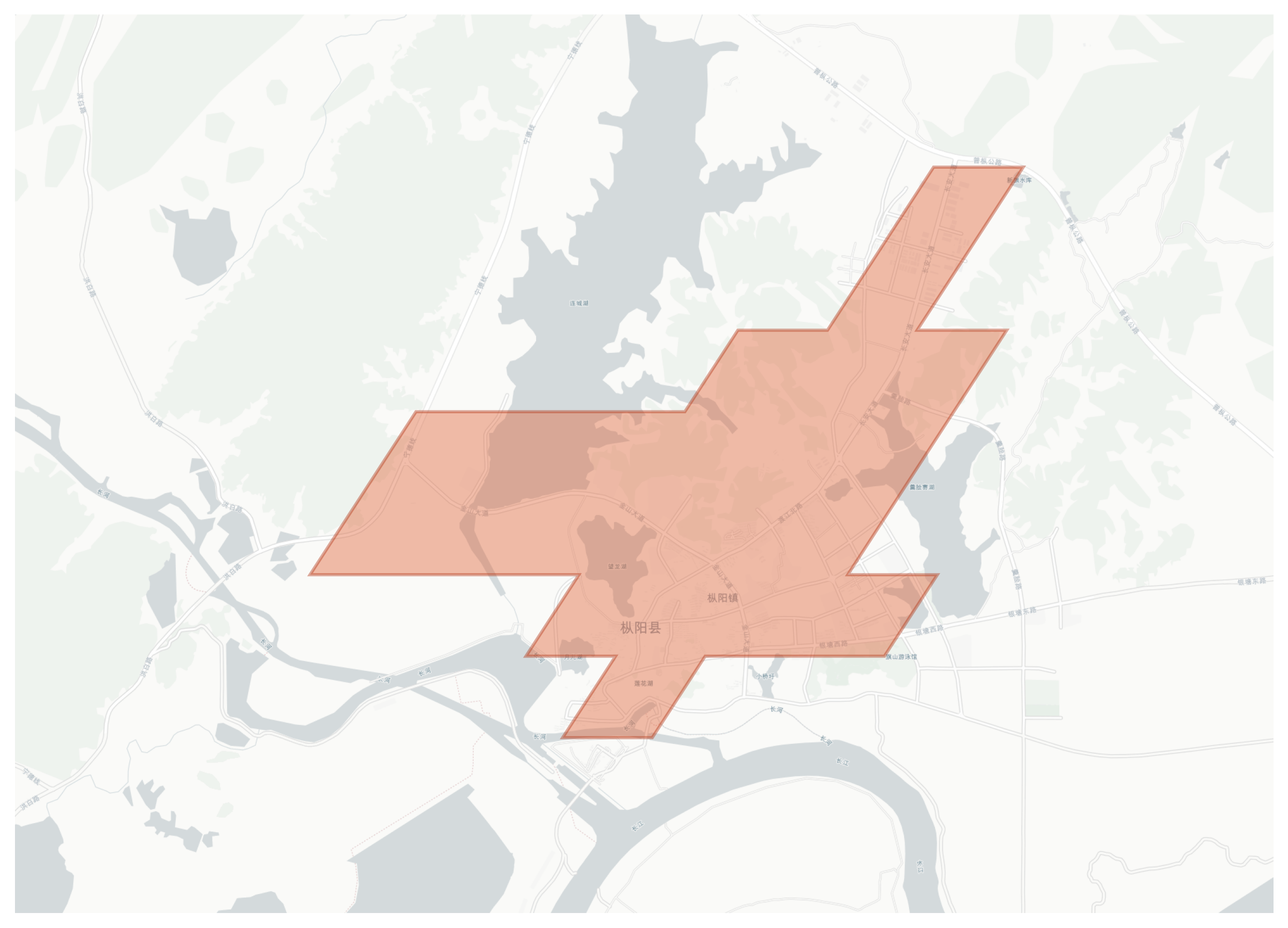 Zongyang geographic map