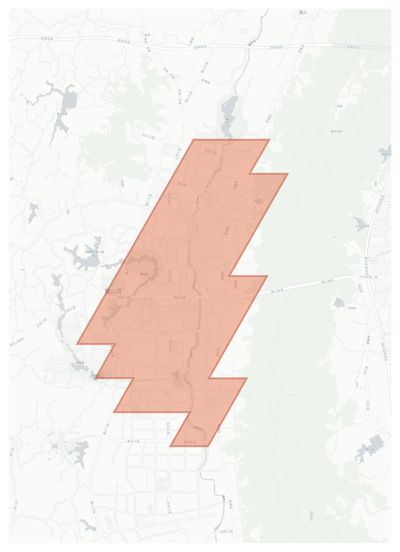 Bishan geographic map