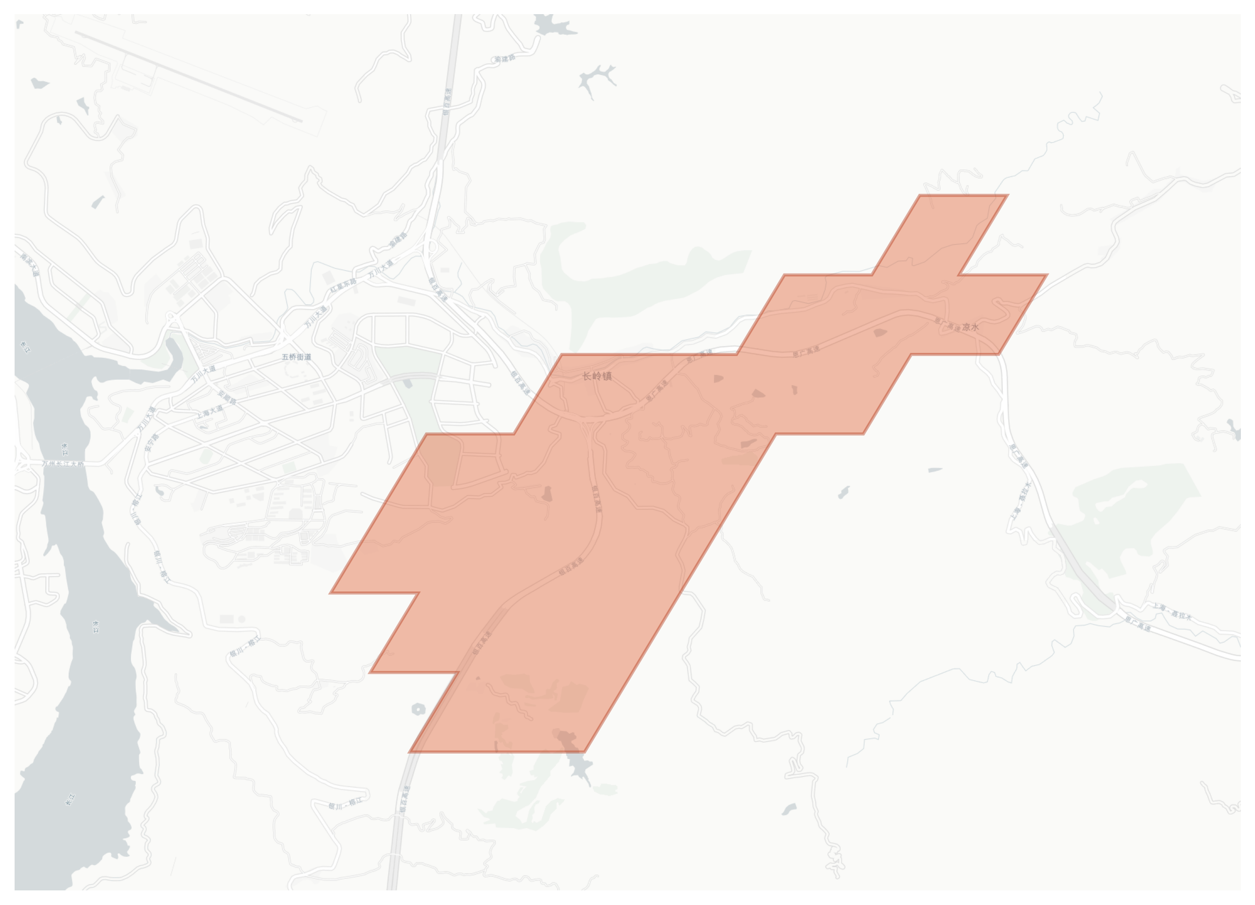 Changling geographic map