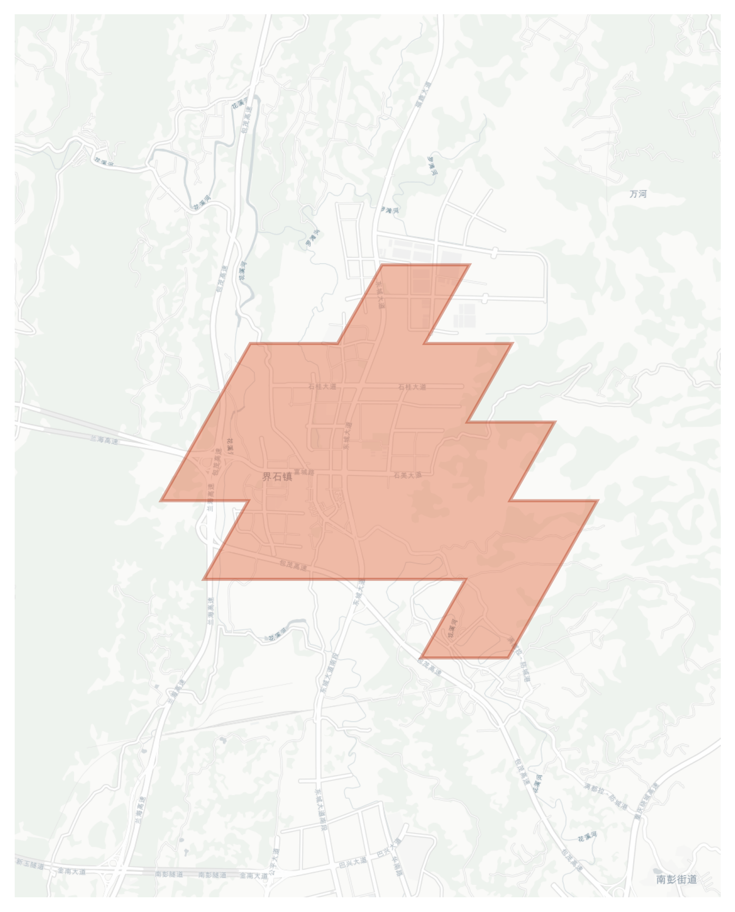Jieshi geographic map