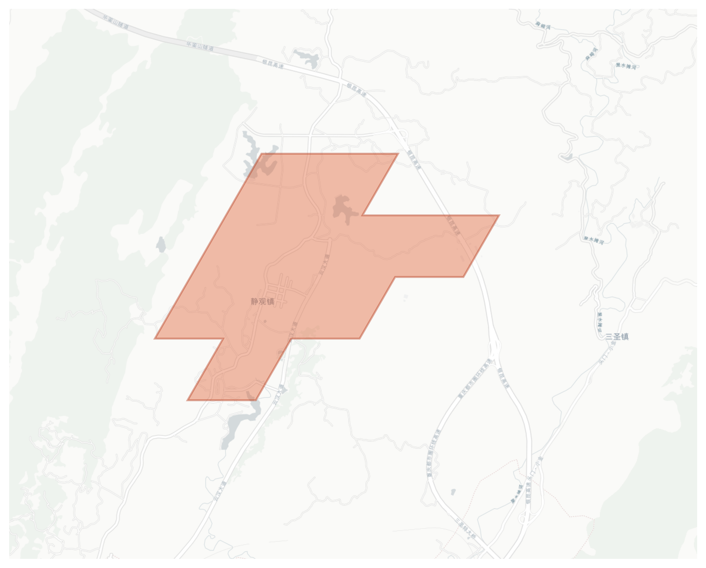 Jingguan geographic map