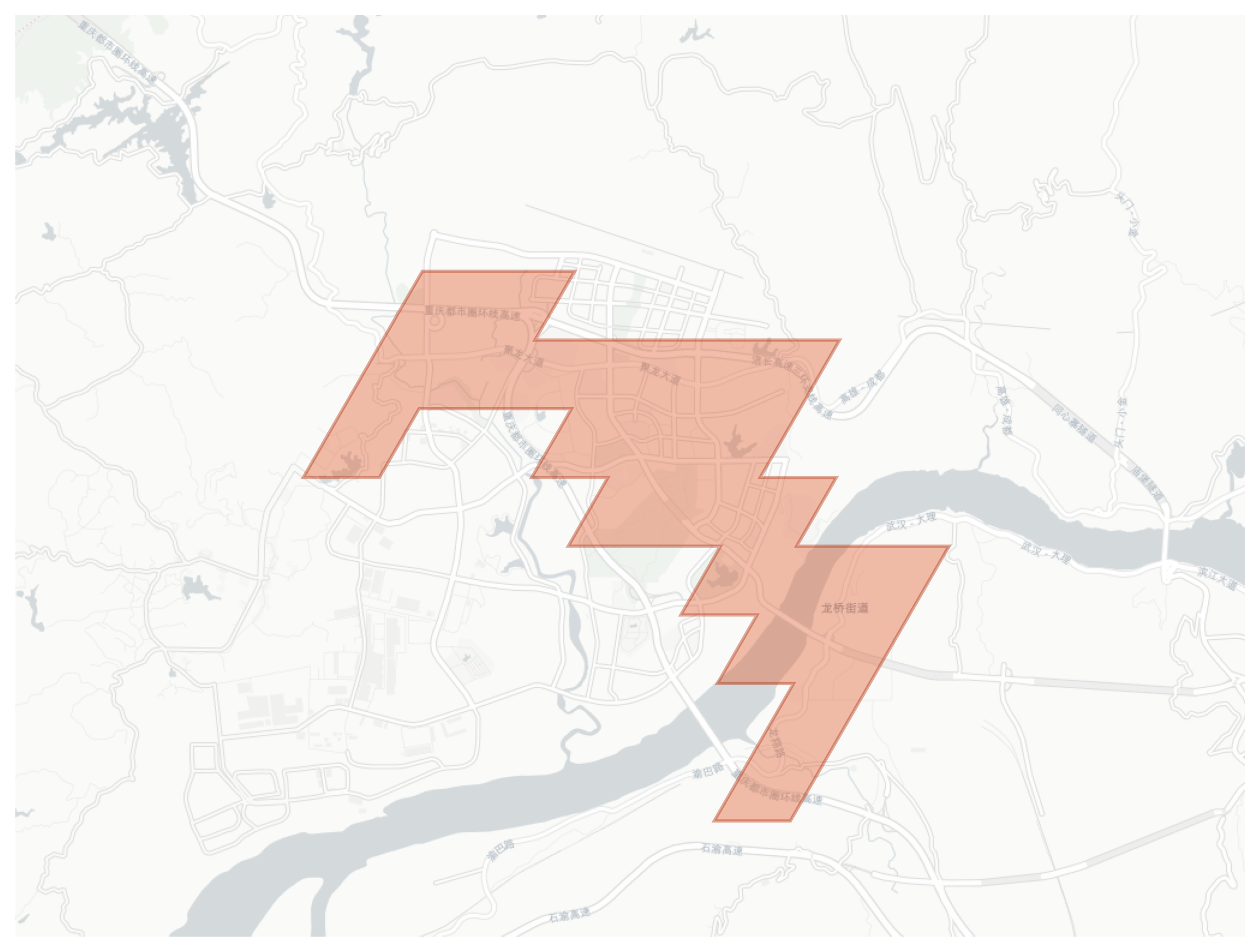 Longqiao geographic map
