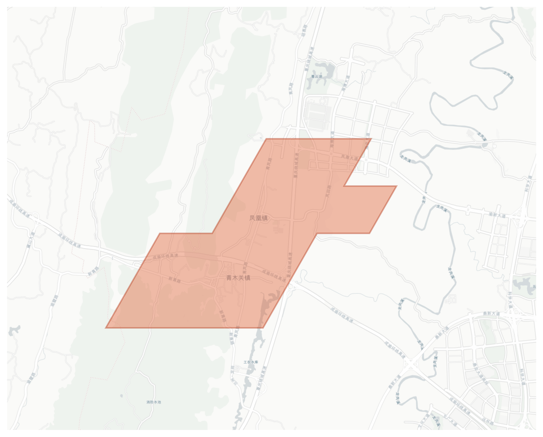 Qingmuguan geographic map