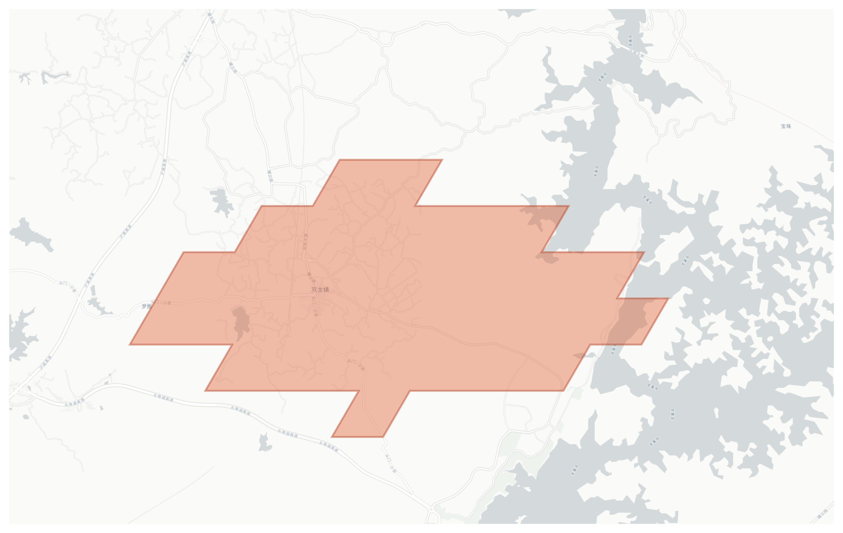 Shuanglong geographic map