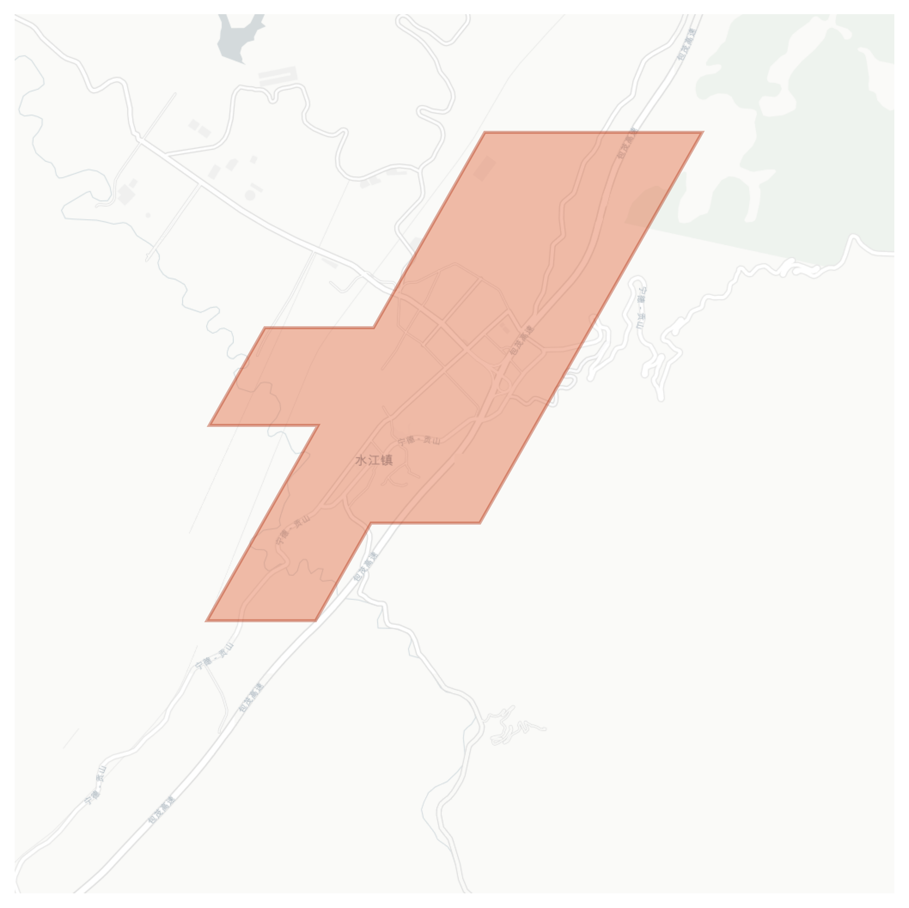 Shuijiang geographic map