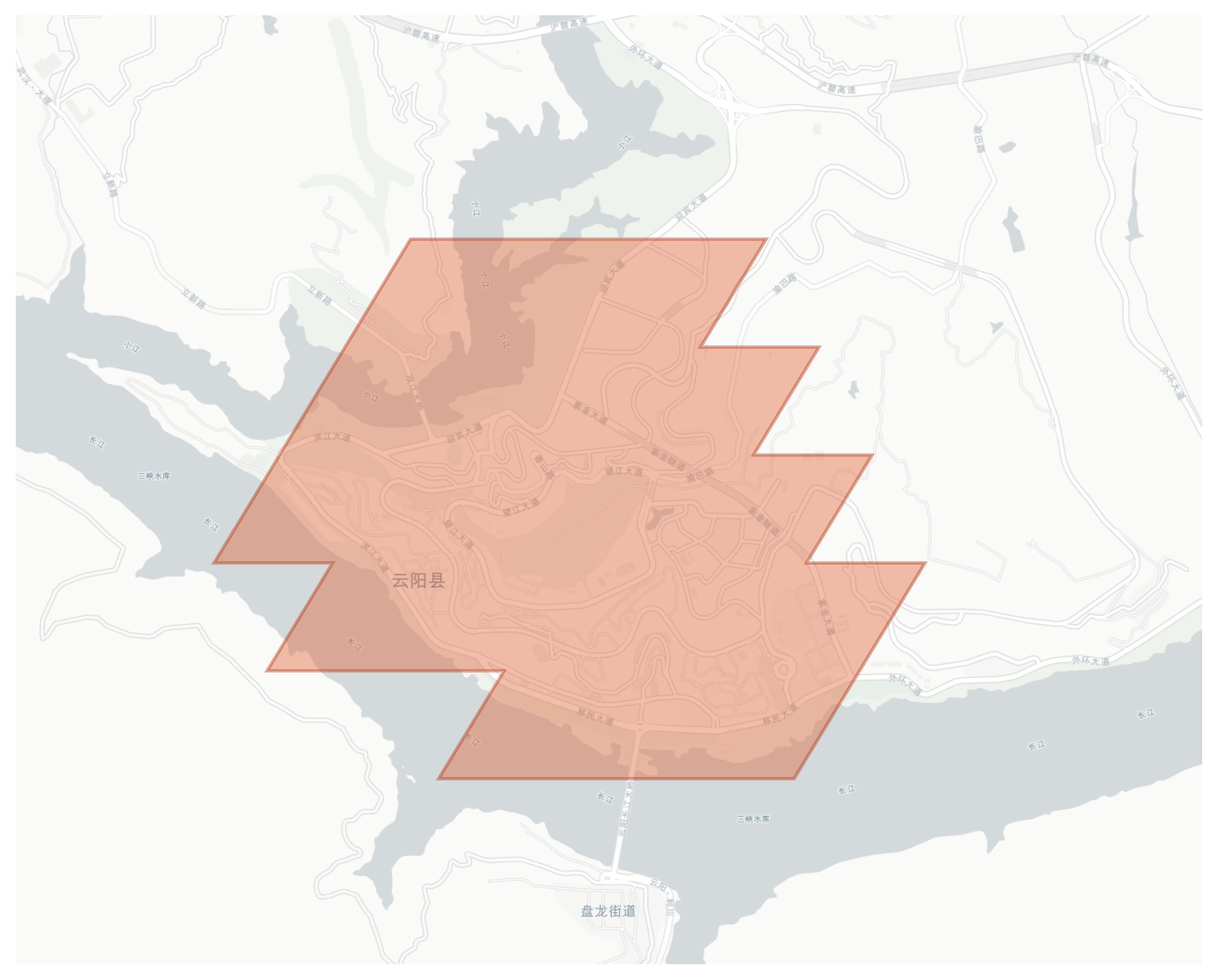 Yunyang geographic map