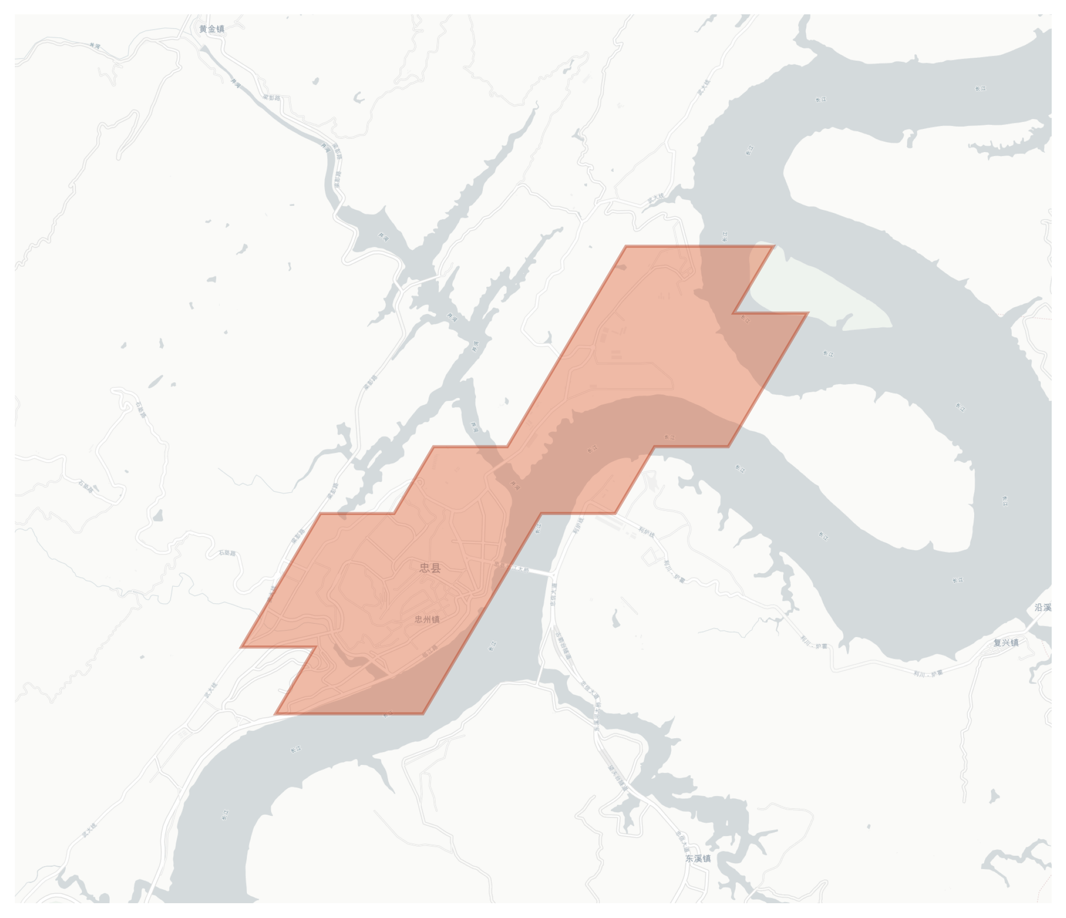 Zhong geographic map