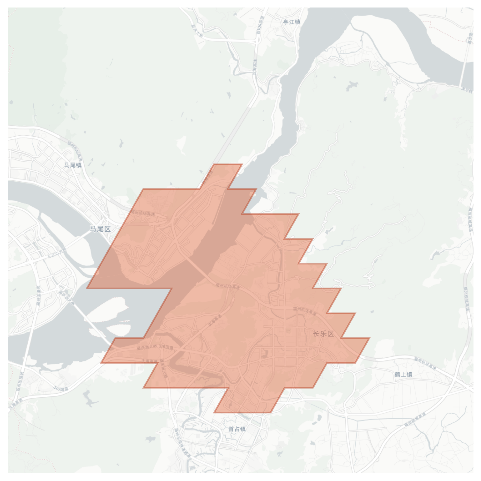 Changle geographic map