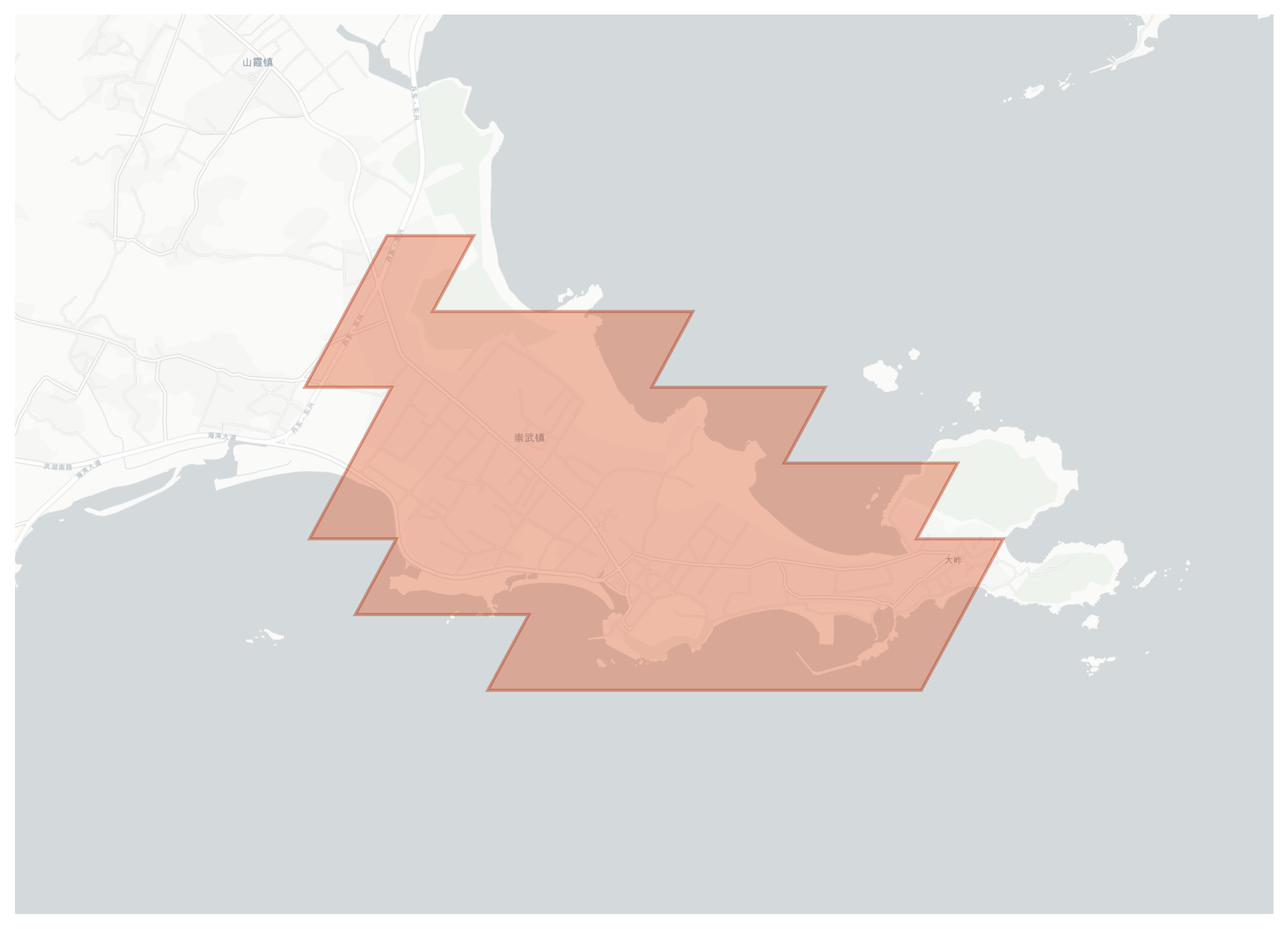 Chongwu geographic map