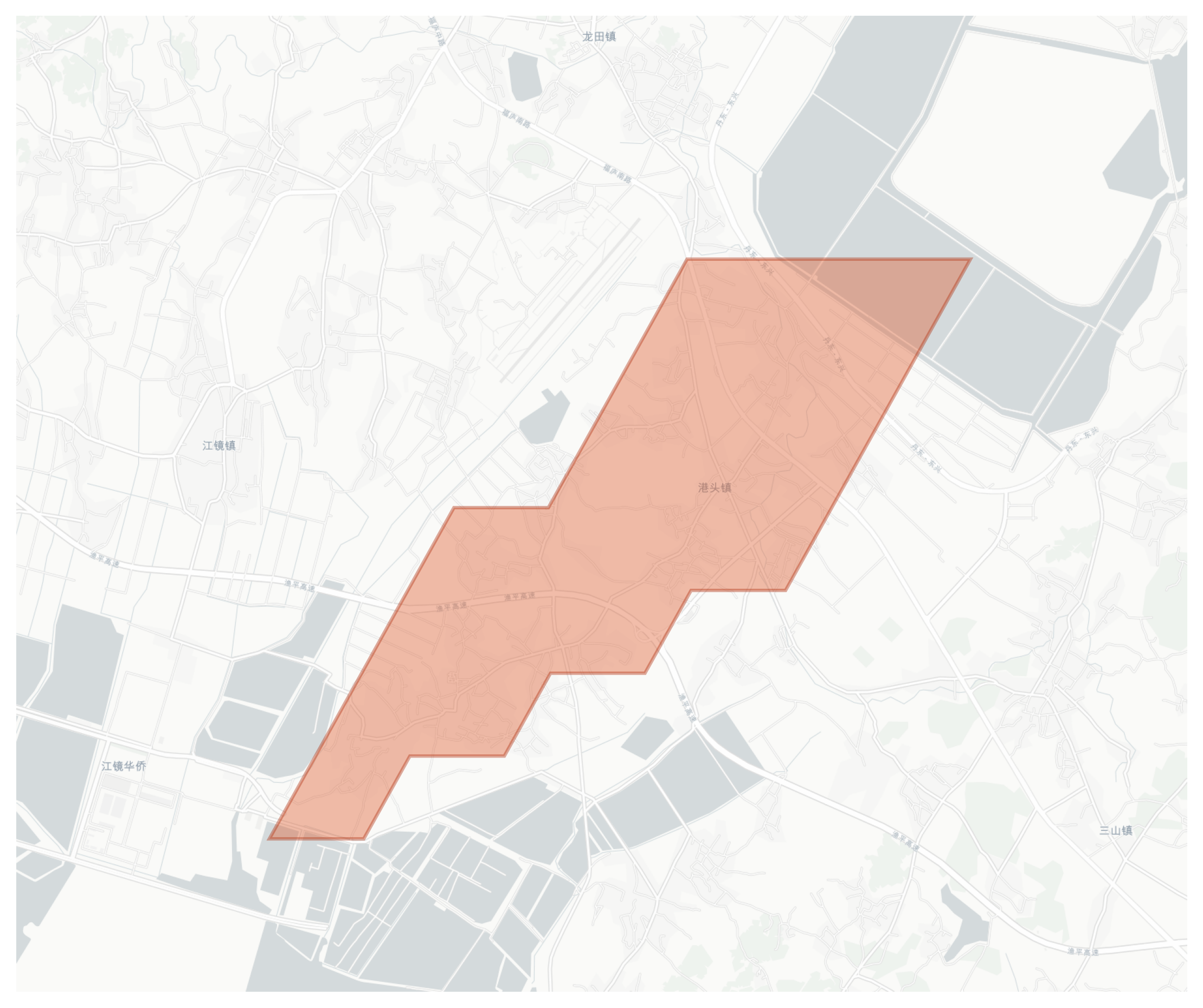 Gangtou geographic map