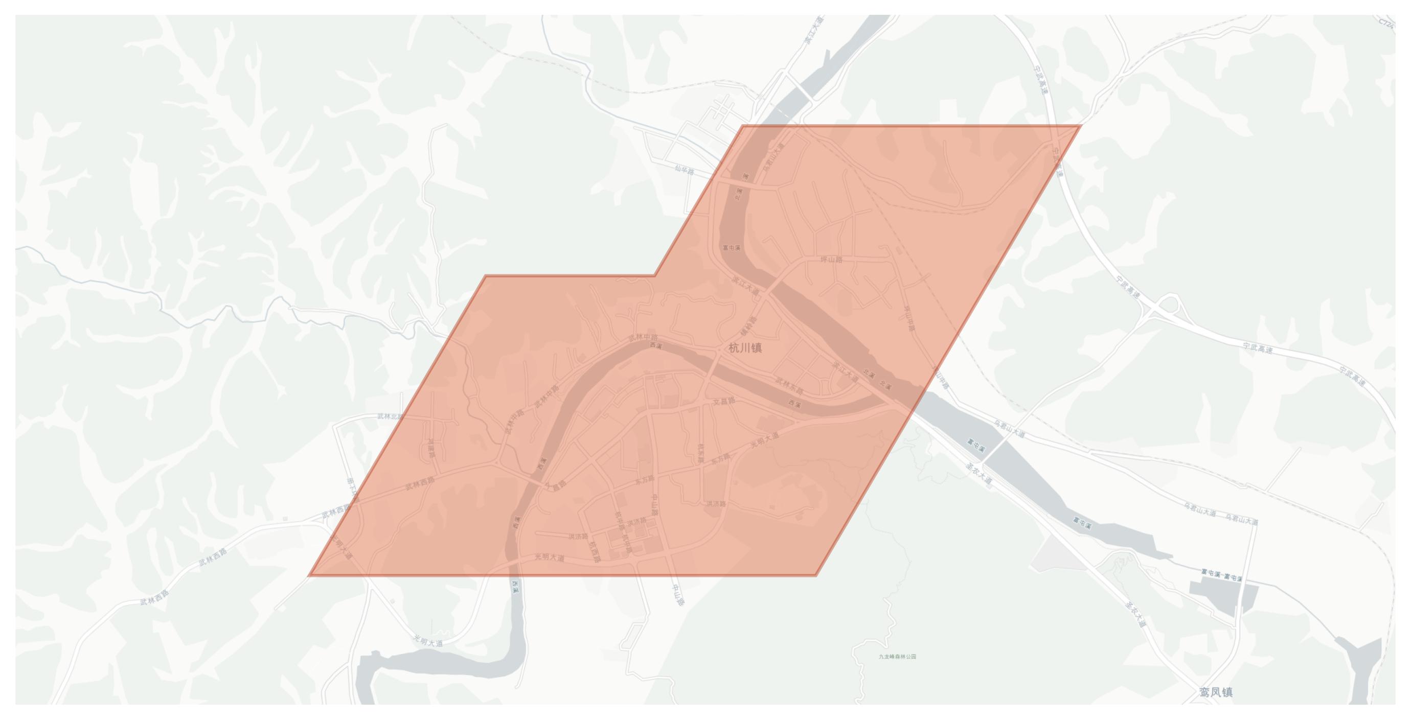 Guangze geographic map