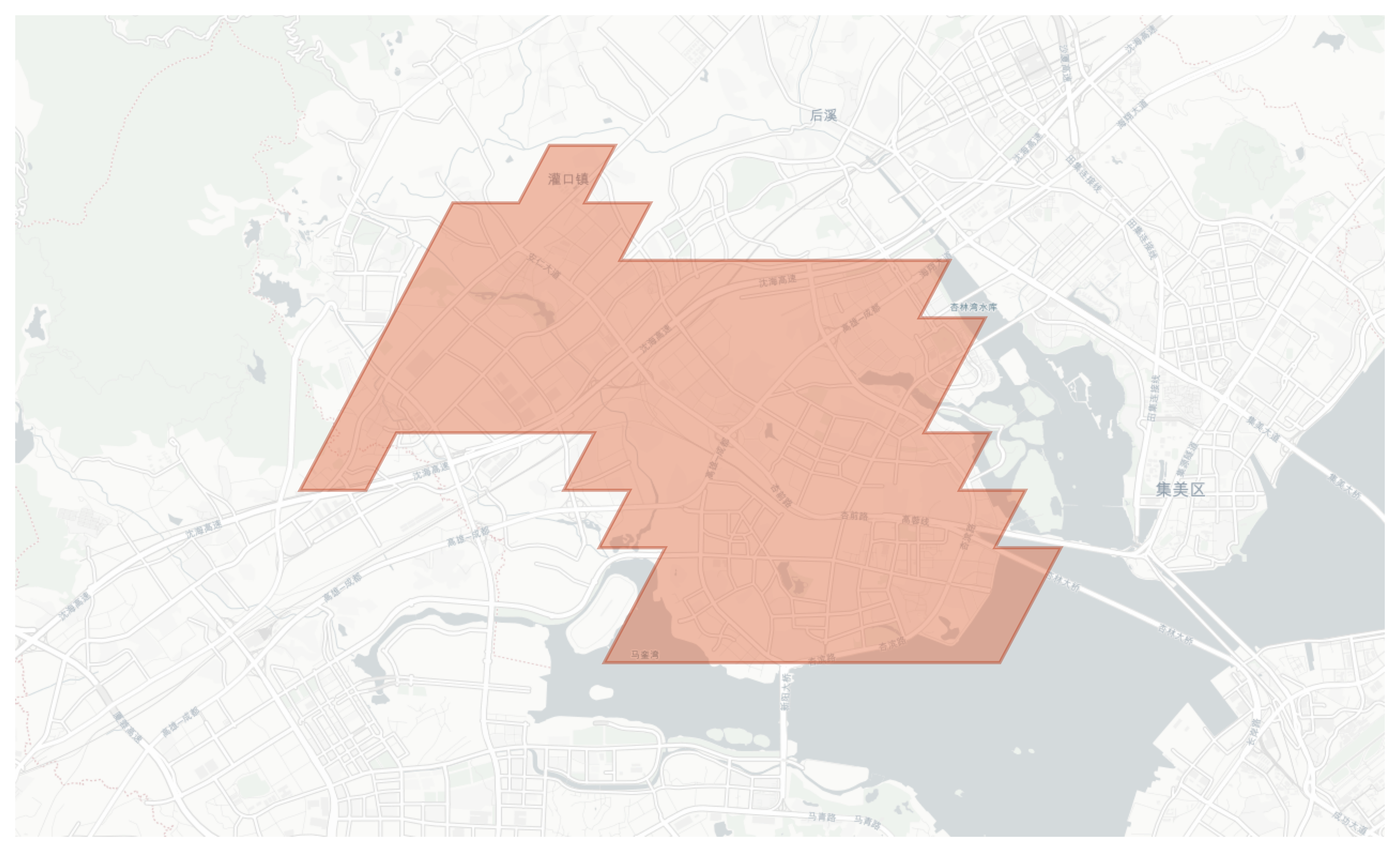 Guankou geographic map
