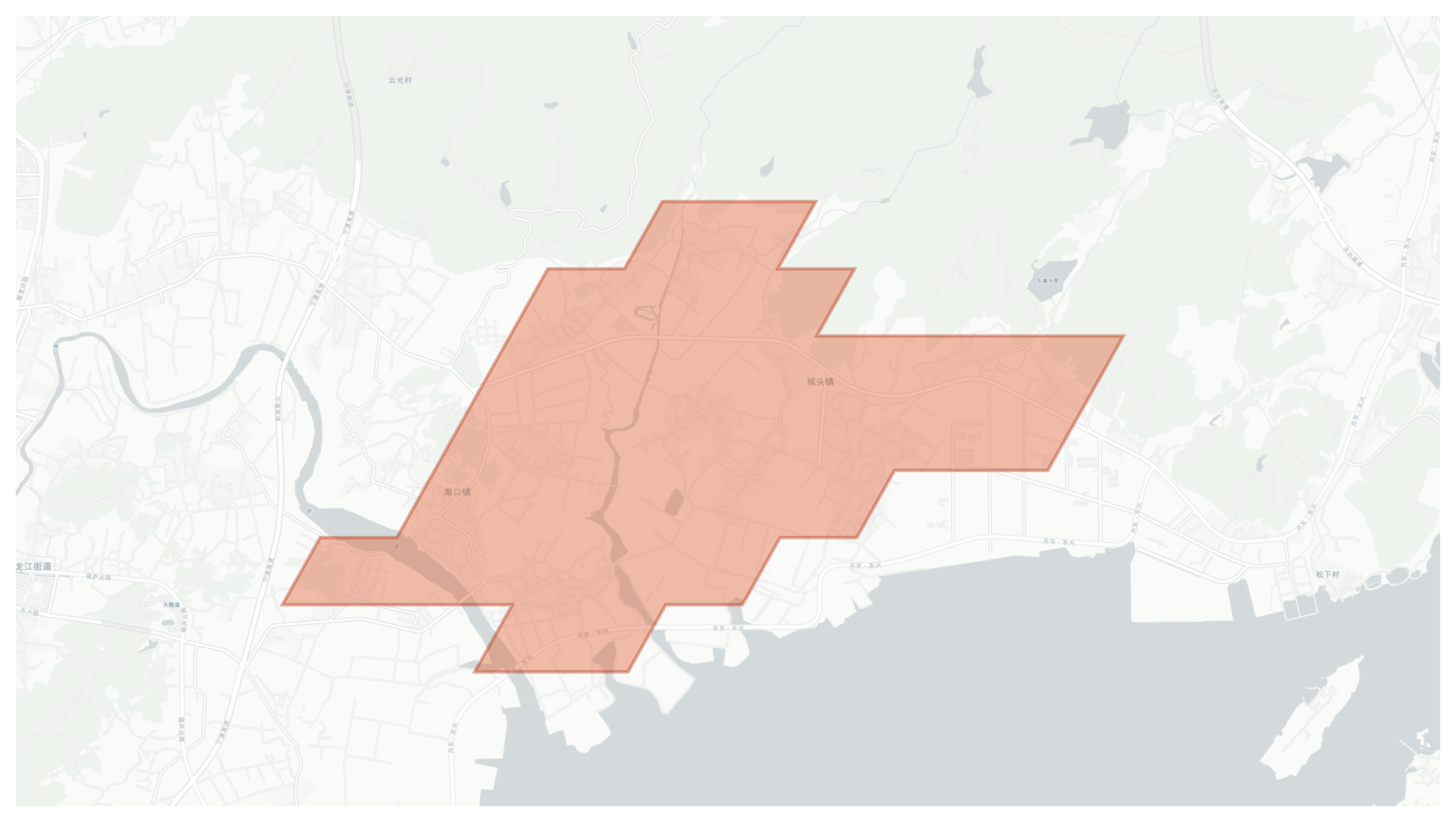 Haikou geographic map