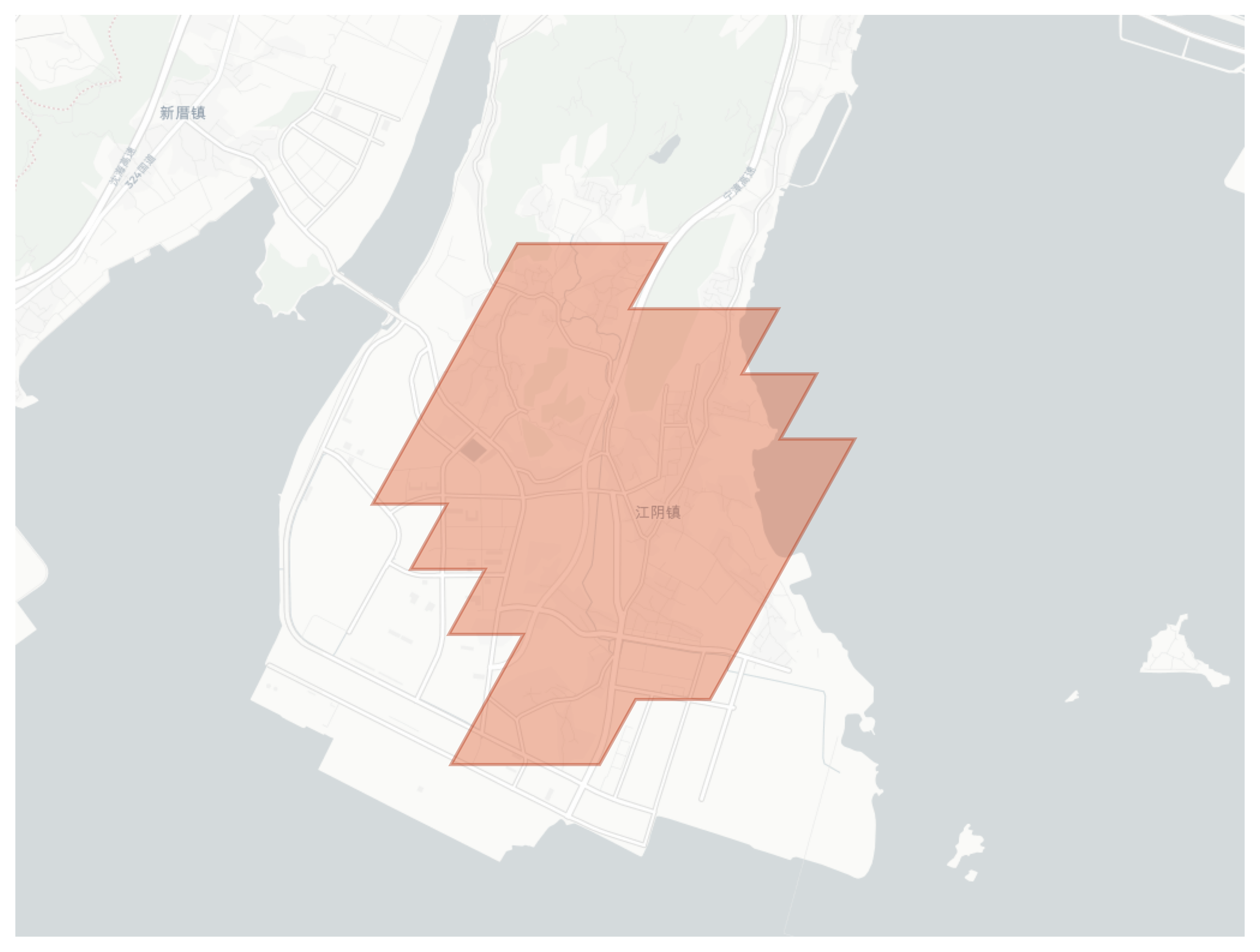 Jiangyin geographic map