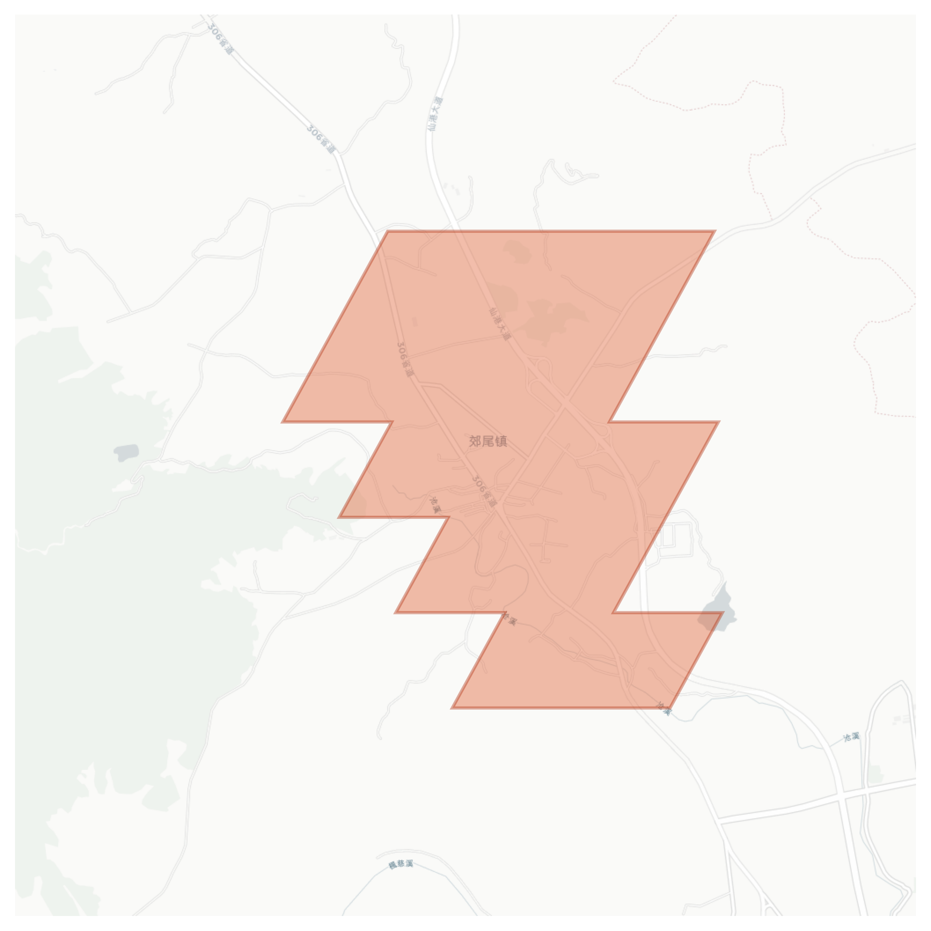 Jiaowei geographic map