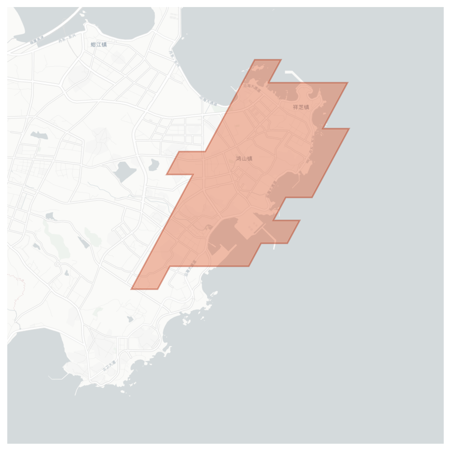 Jinshang geographic map