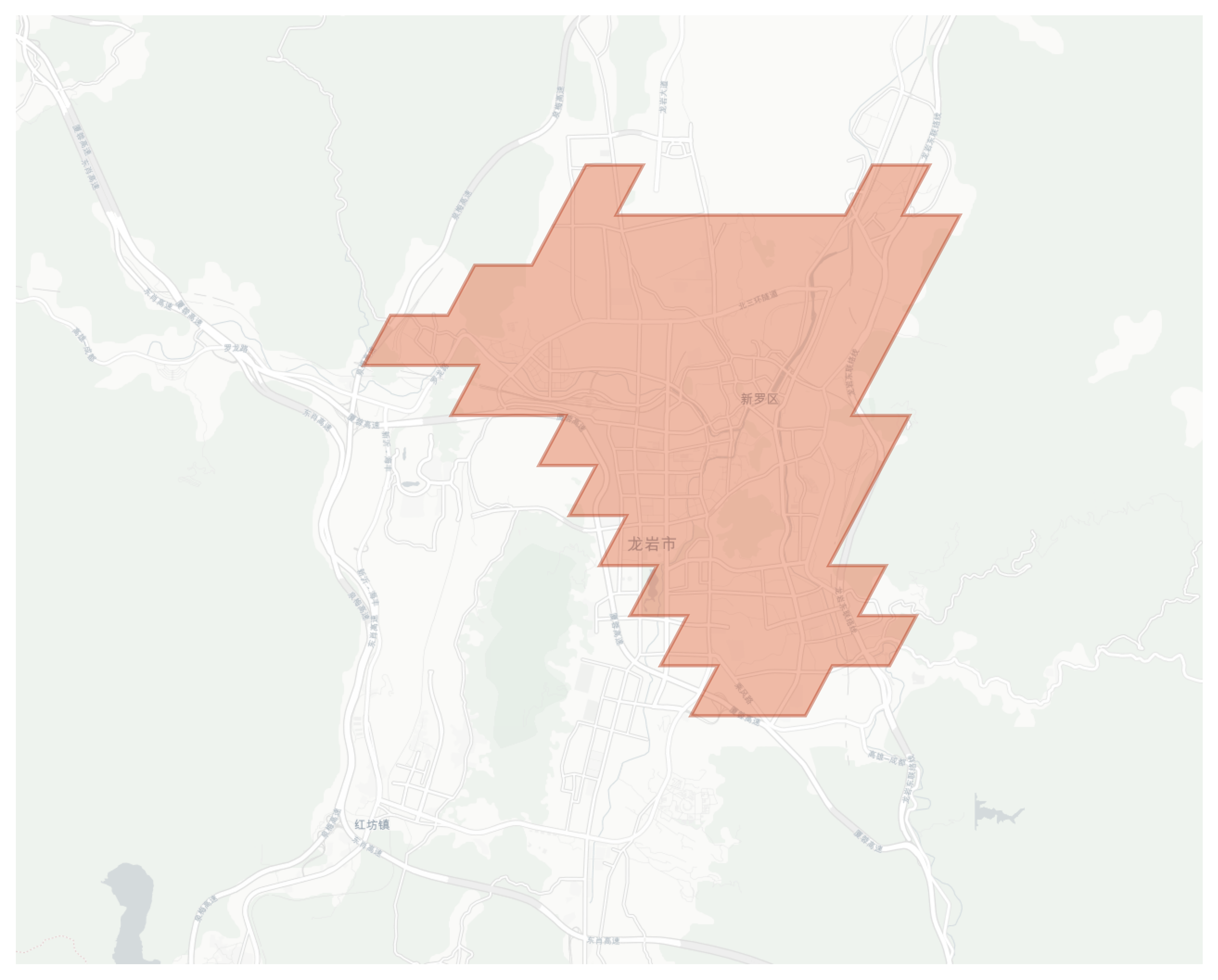 Longyan geographic map