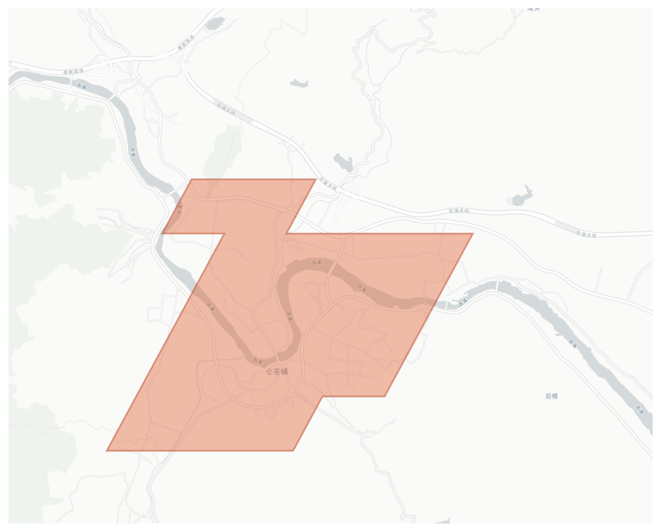 Luncang geographic map
