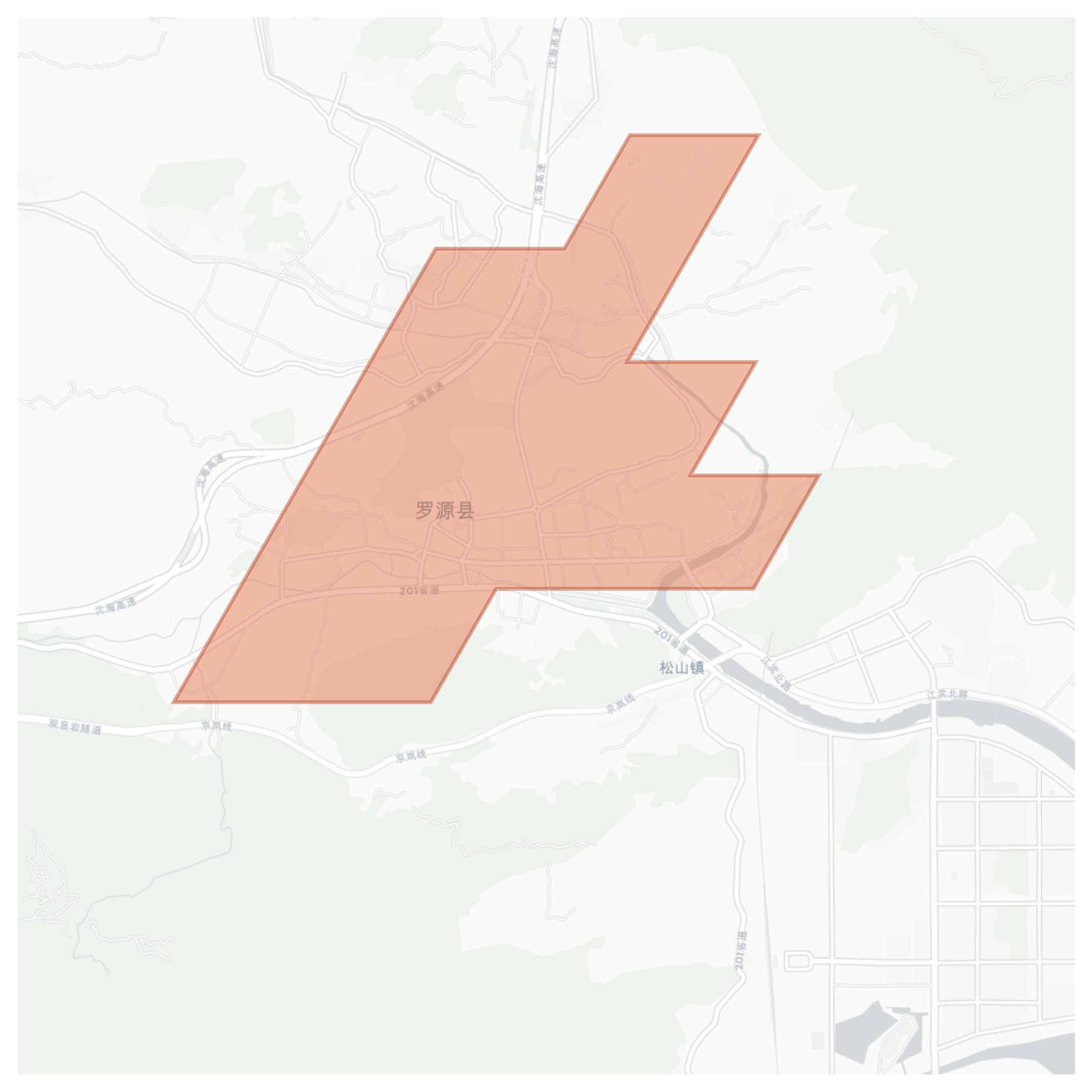 Luoyuan geographic map
