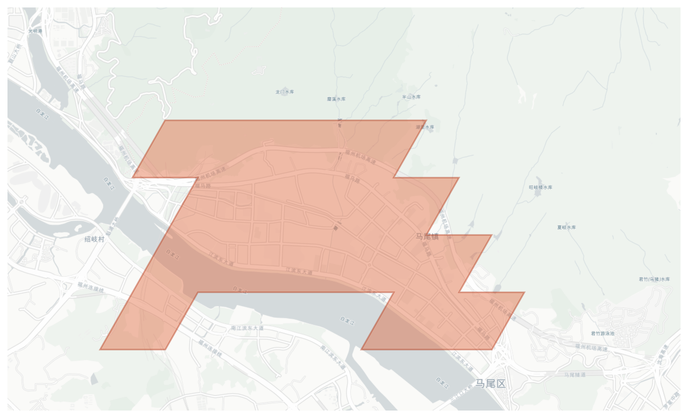 Mawei geographic map