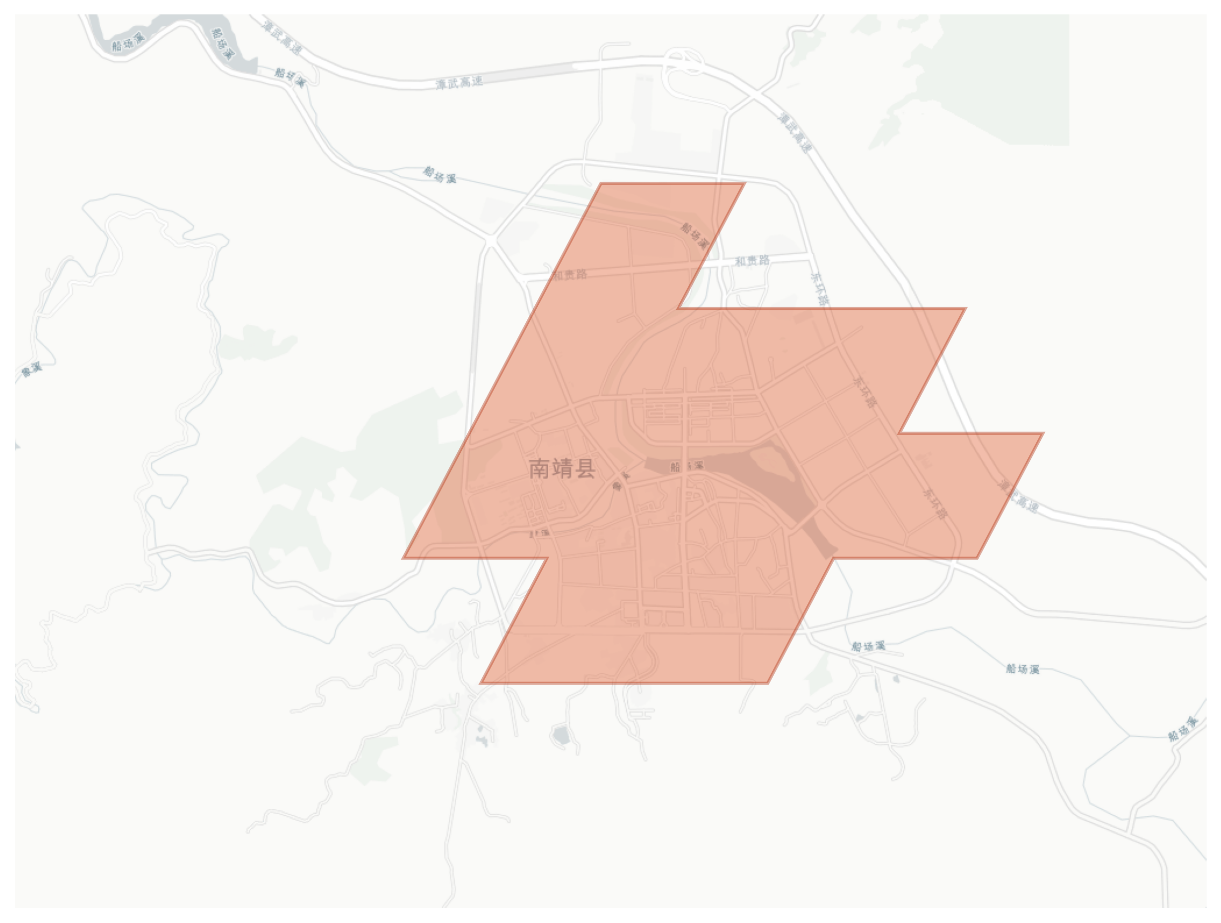 Nanjing geographic map