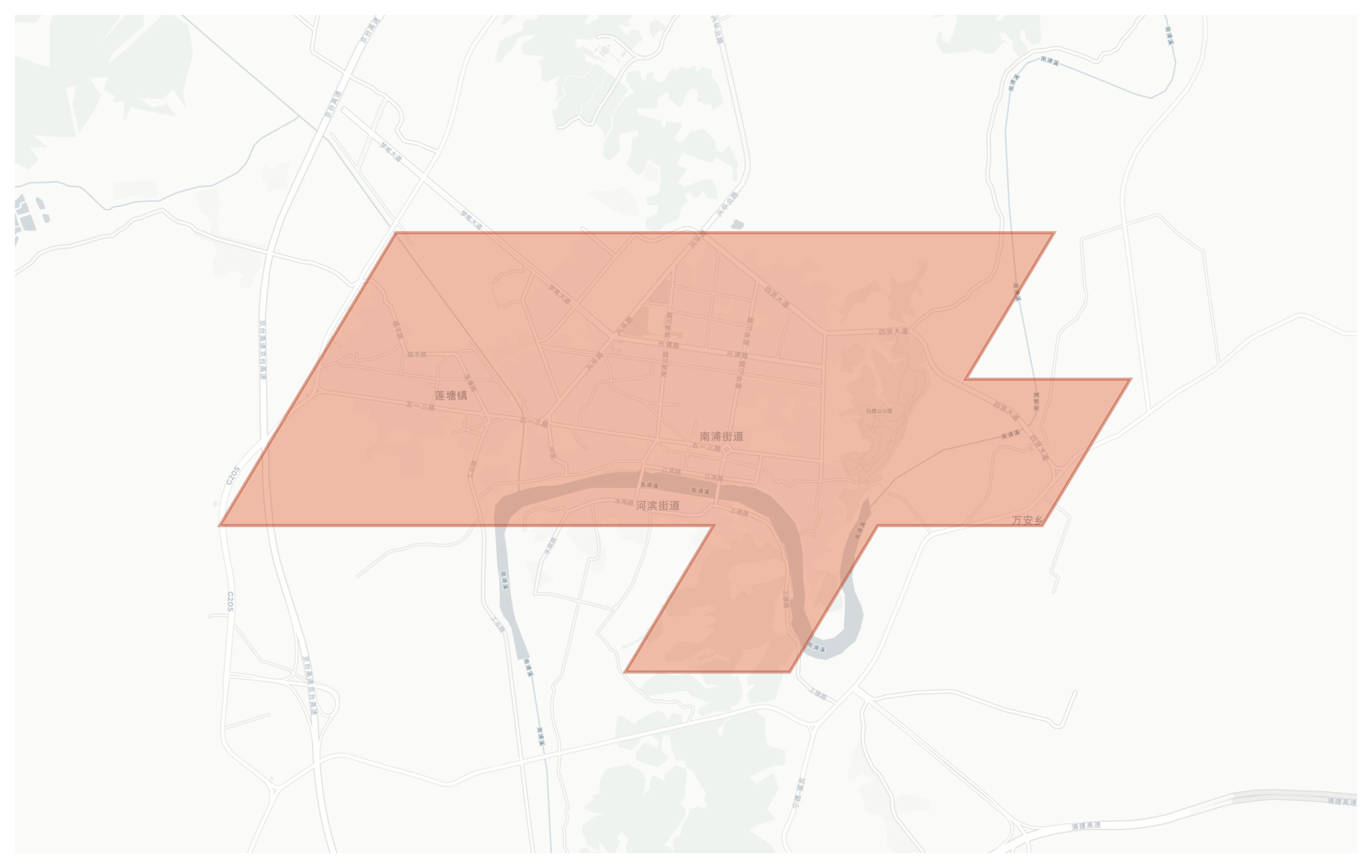 Pucheng geographic map
