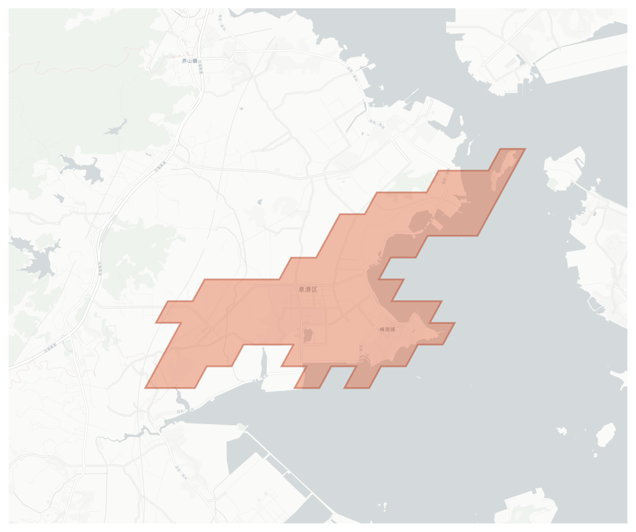 Quangang geographic map