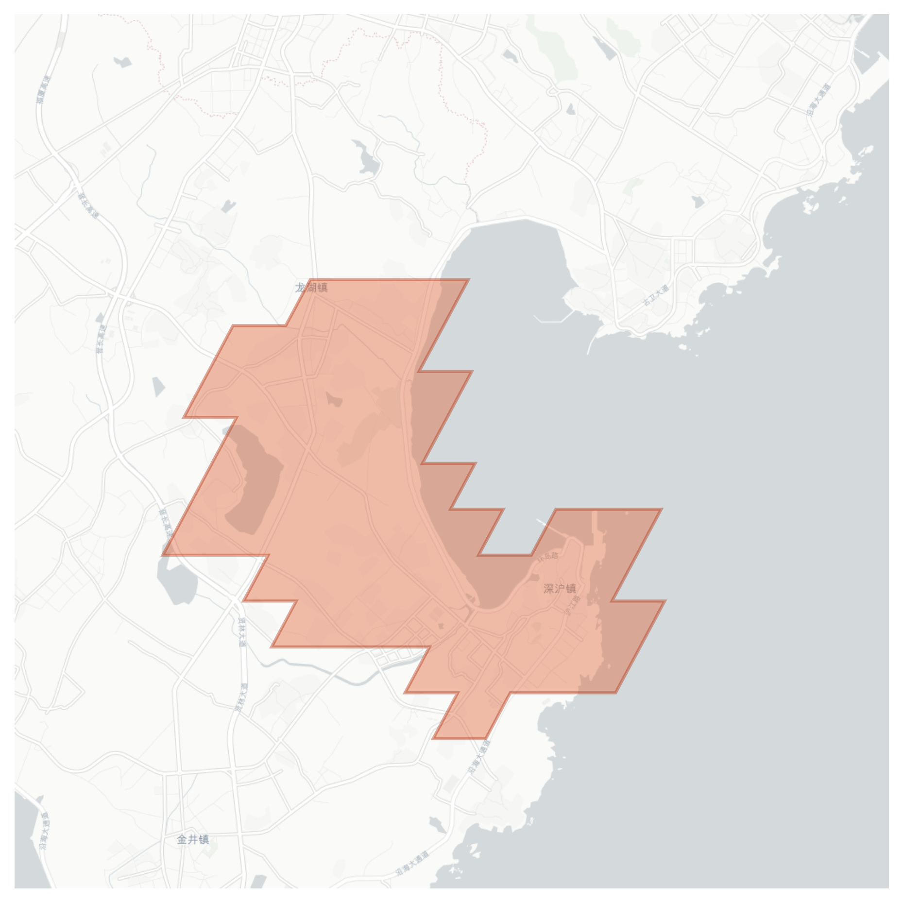 Shenhu geographic map