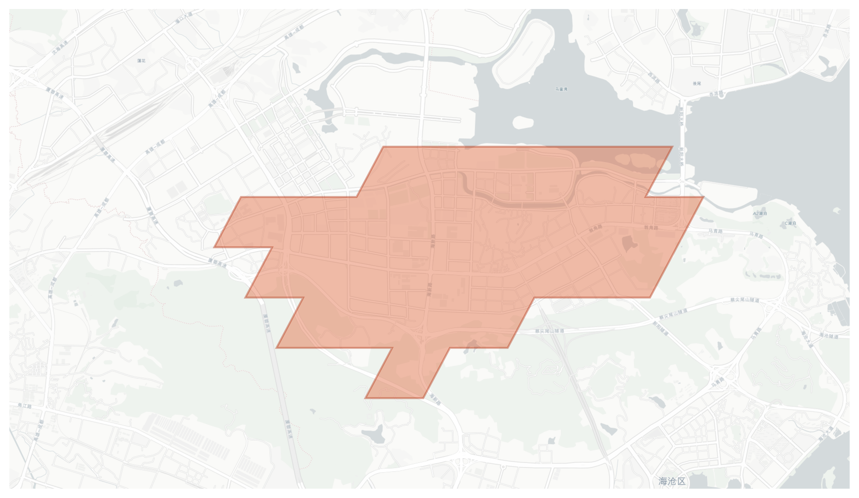 新垵 geographic map