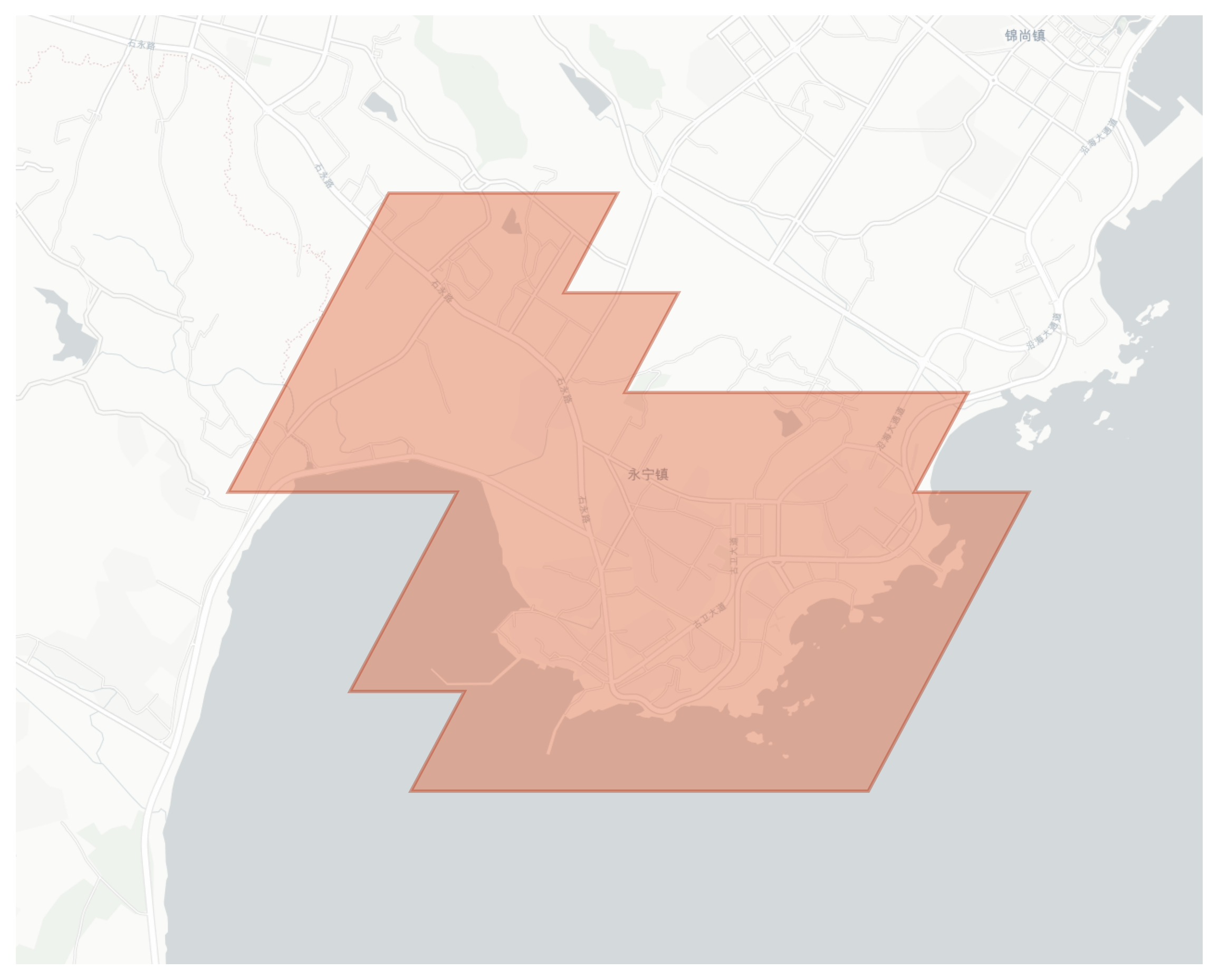 Yongning geographic map